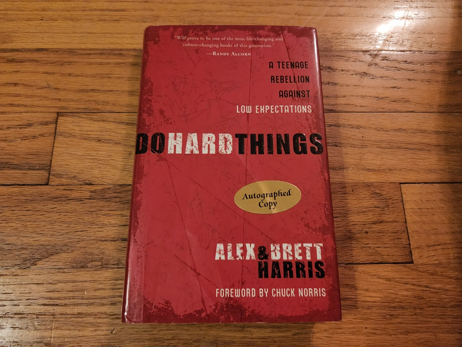 Alex AND Brett Harris SIGNED Do Hard Things Teenage Rebellion First Edition COA