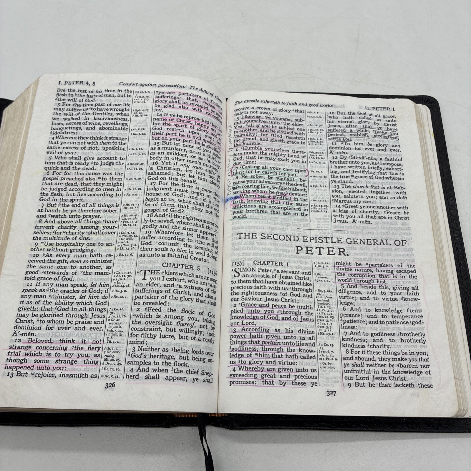 KJV Rhema Study Bible Kenneth Hagin Calfskin Leather King James Red Letter 1985