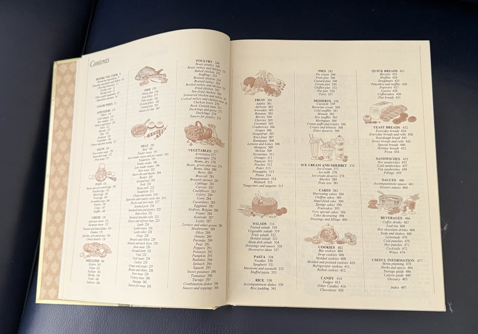 Vtg 1980 The Good Housekeeping Illustrated Cookbook by Zoe Coulson Hardcover-123