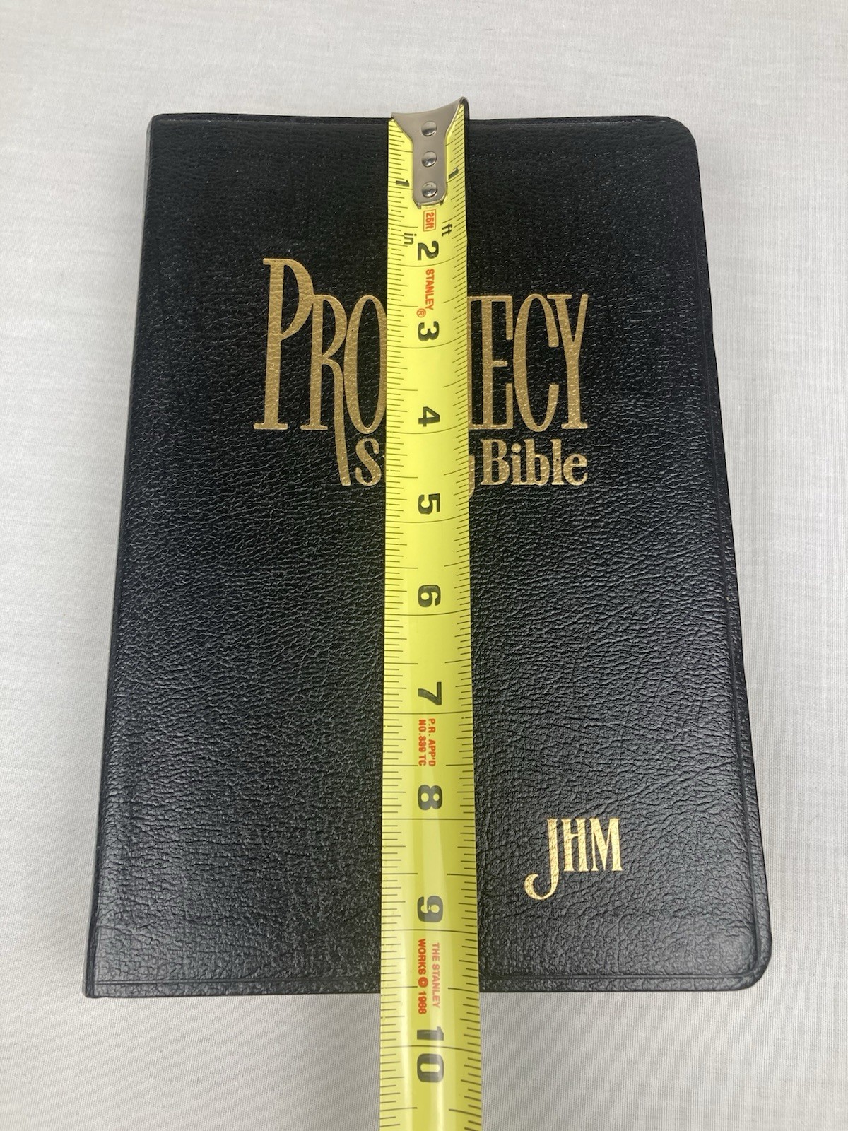 PROPHECY STUDY HOLY BIBLE NKJV JOHN HAGEE BONDED LEATHER GILT EDGING 1997 VGC!