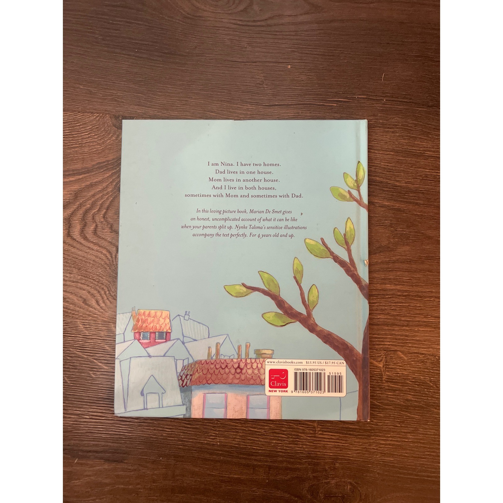 I Have Two Homes Marian De Smet Hardcover Childrens Book Divorce 9781605371023
