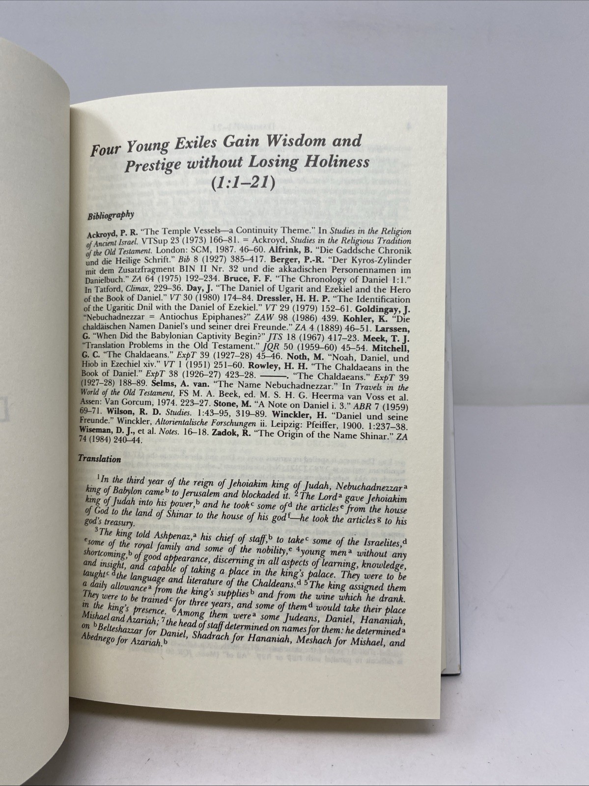 Daniel — Word Biblical Commentary Vol 30 Hardcover 1989 Goldingay Unmarked Pages