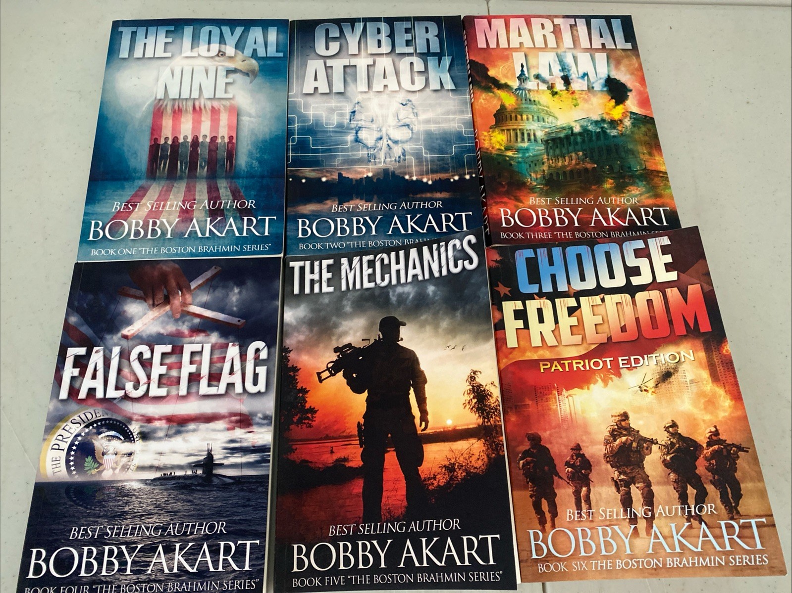 The Boston Brahmin Books 1-6 by Bobby Akart (English) Paperback Book