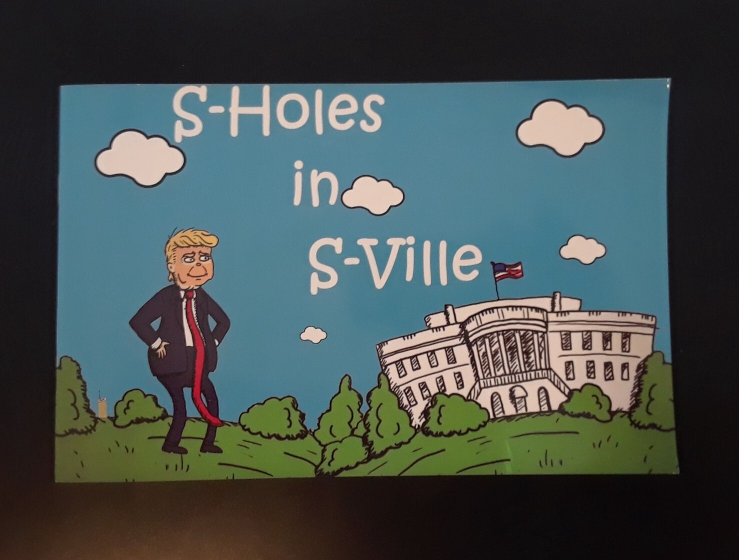 Donald Trump Childrens Book S-Holes in S-Ville. Also sell Winners Aren’t losers 