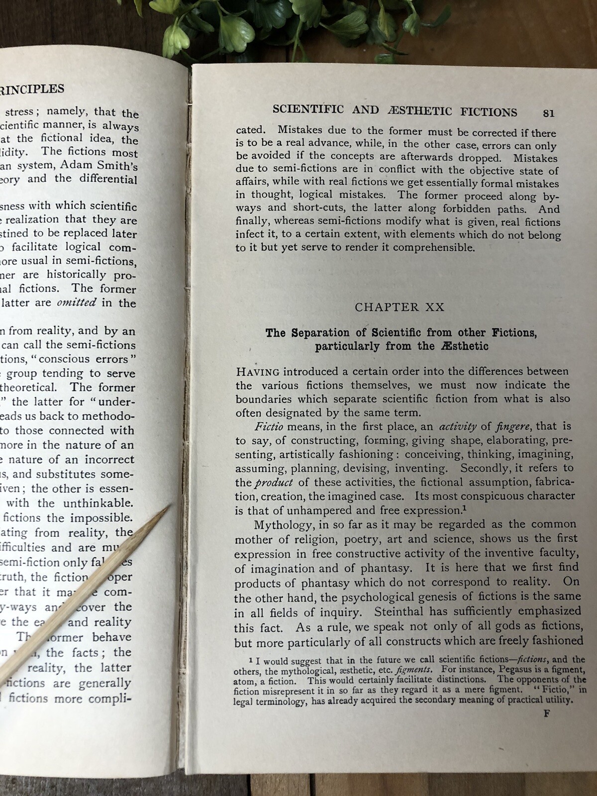 Vintage Psychology Book – Philosophy of As If – by Ogden 1920’s Positivism