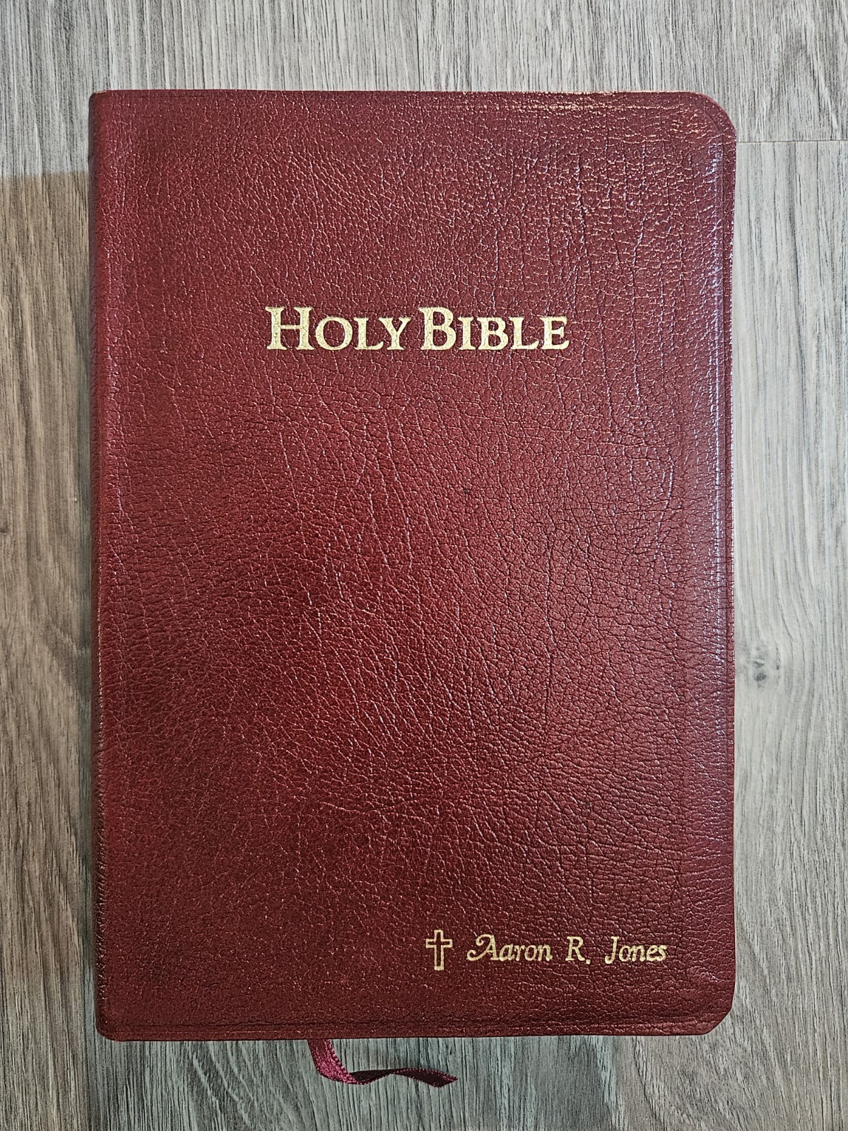 1983 Nelson NKJV Red Letter Bonded Leather Imperial Reference Bible Gilded 745BG