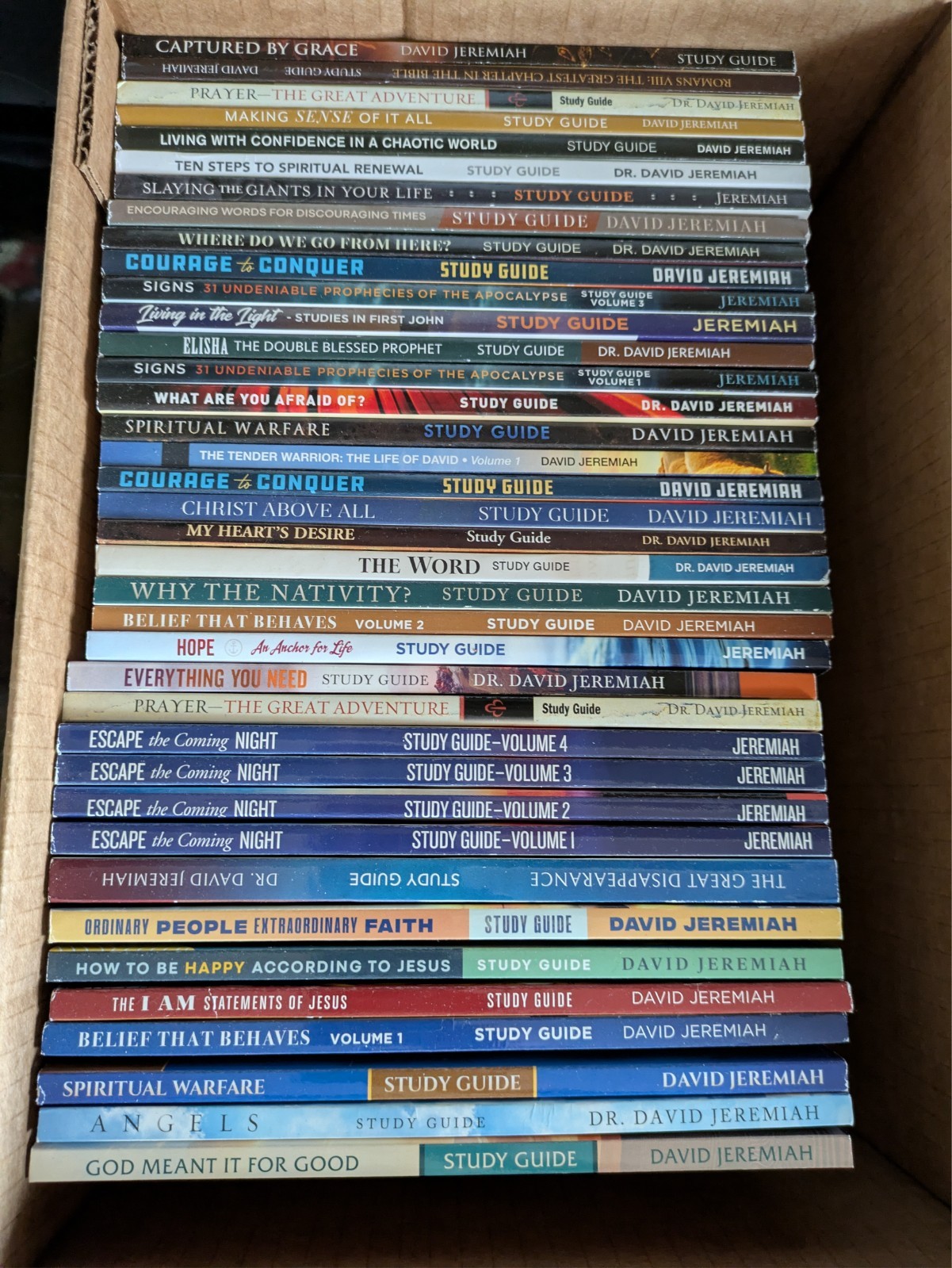 Dr David Jeremiah Paperback HB Christian Study Guide Books Lot Of 38 NEW