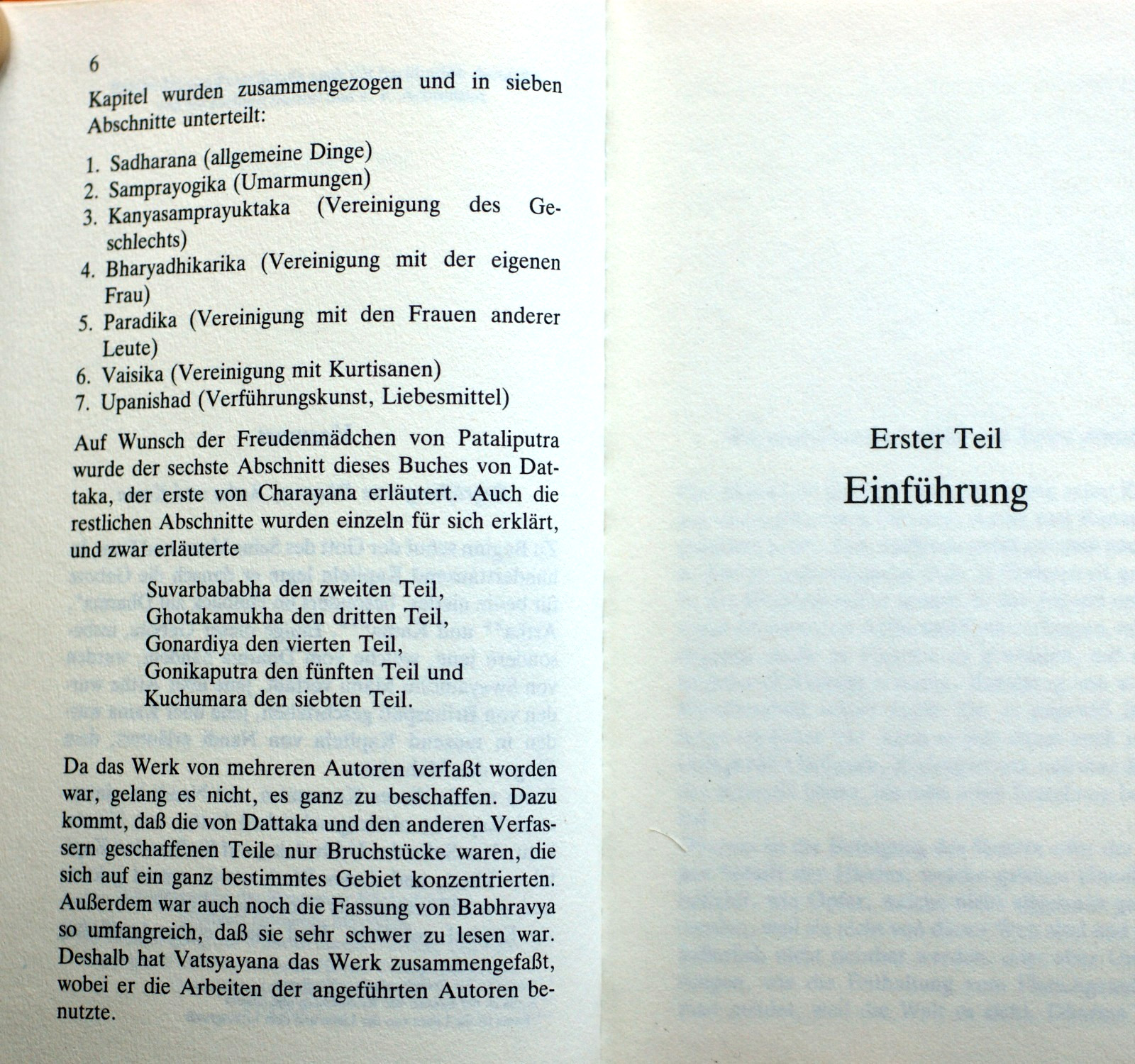 DAS KAMASUTRA , Vatsyayana, Wilhelm Heyne Verlag 1970 HC [384]