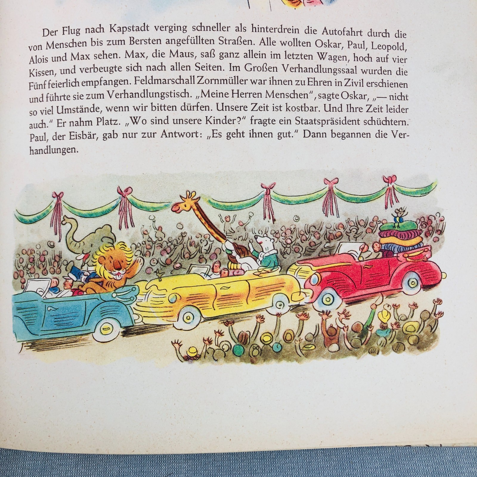 1949 German Childrens Book Die Konferenz Der Tiere Erich Kästner & Walter Trier