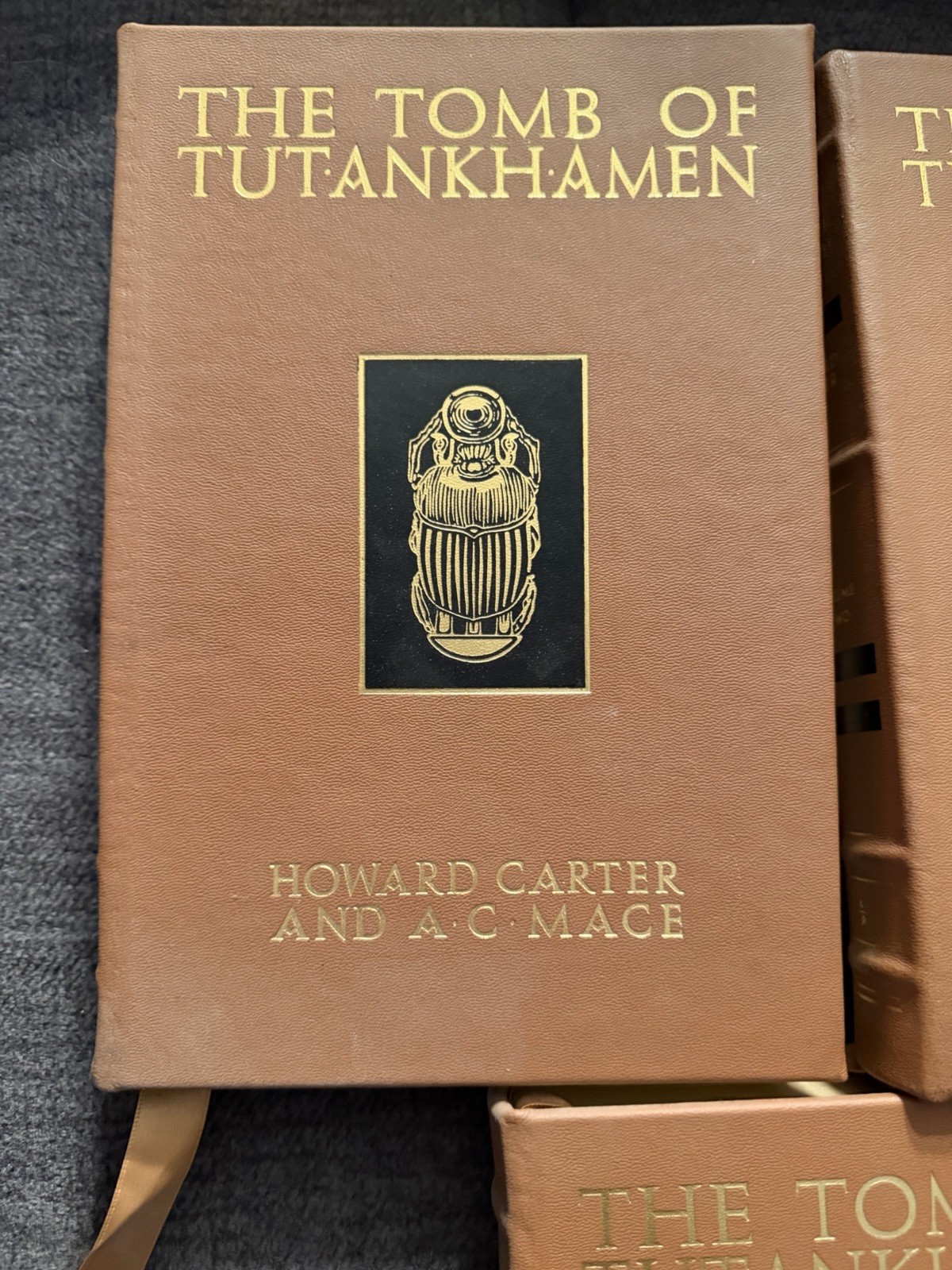 THE TOMB OF TUTANKHAMEN By Howard Carter, 3-Volume Set. 2009 EP Hardcover