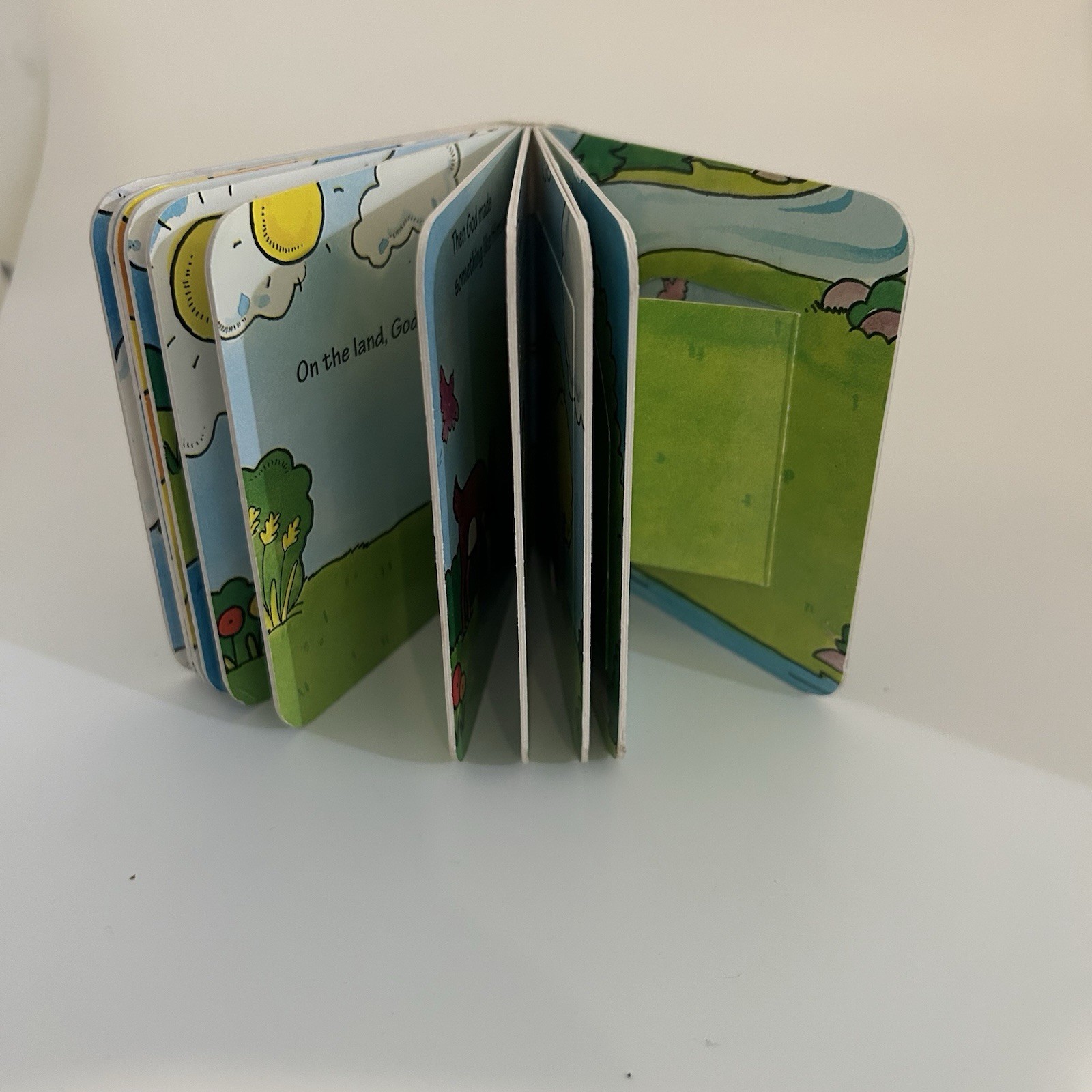 The Creation By Landoll’s Hardcover Mini Book 1998 Christian Lift A Flap VTG