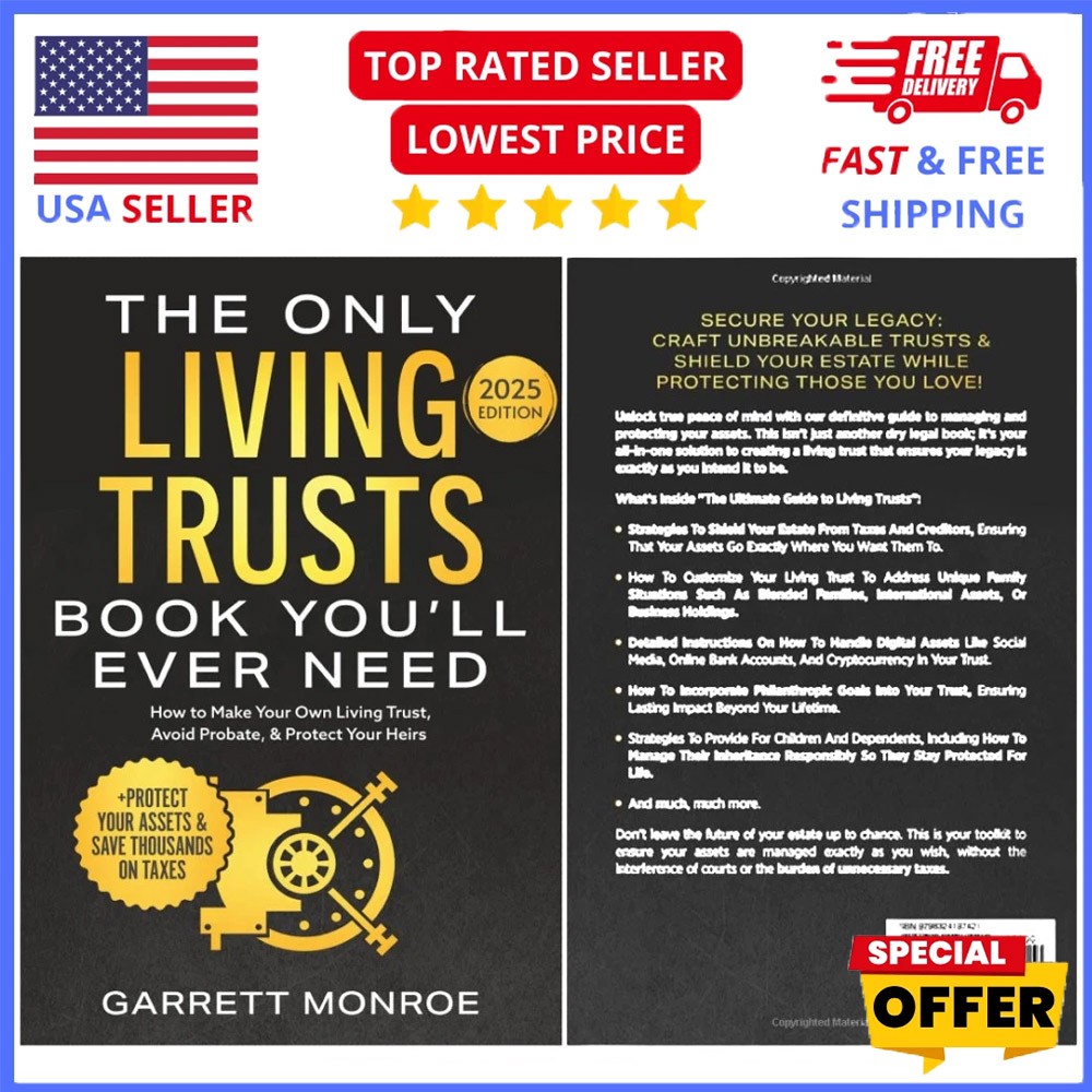 The Only Living Trusts Book You’Ll Ever Need Paperback Fast Shipping USA Stock