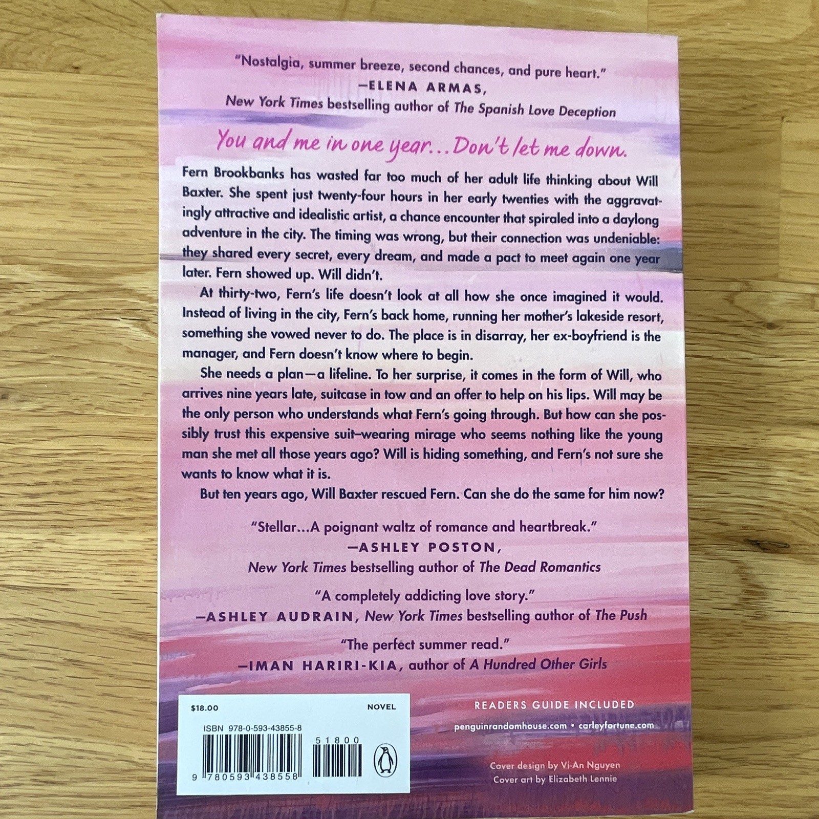 Carley Fortune Meet Me at the Lake 2023 Trade Paperback Penguin Readers Guide