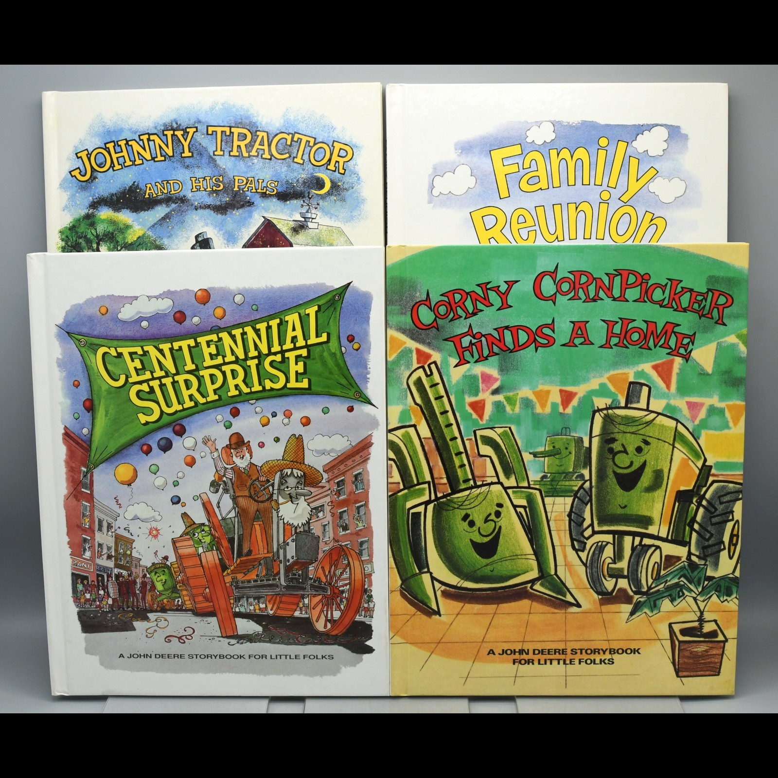 John Deere Storybook Little Folks Book Lot 1990s Corny Reunion Centennial Johnny