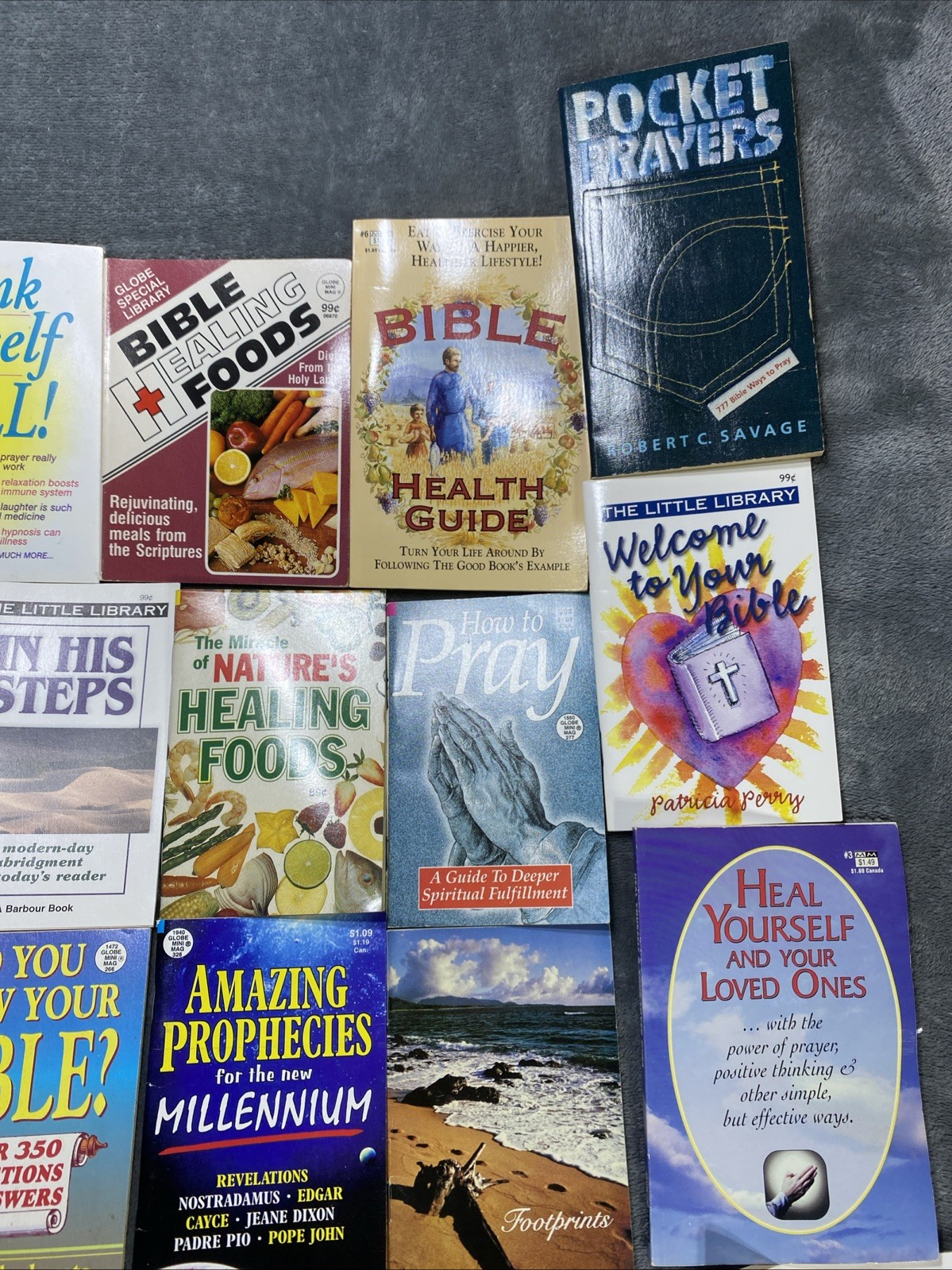 Vtg Christian Mini Book Booklet Lot Of 69 Inspirational Religious Healing Prayer