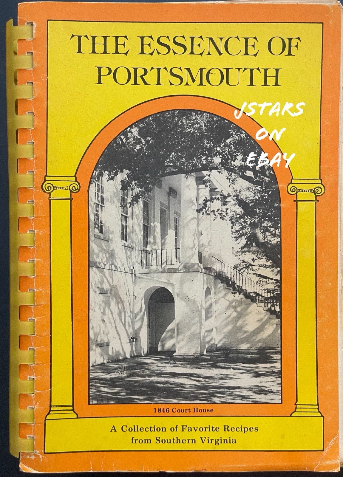 1976 PORTSMOUTH SERVICE LEAGUE COOKBOOK THE ESSENCE OF PORTSMOUTH, VA, 247 PAGES