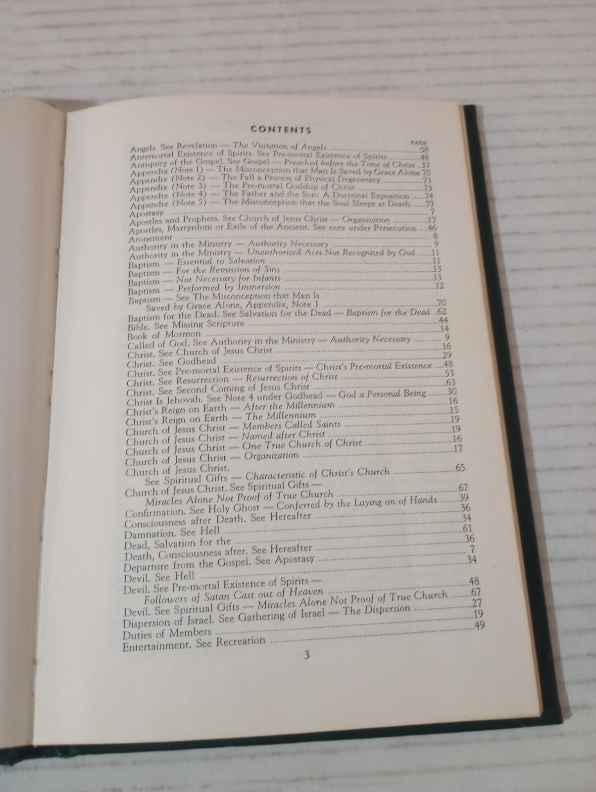 Combination Reference By Eldin Ricks Revised Edition 1961 LDS Mormon