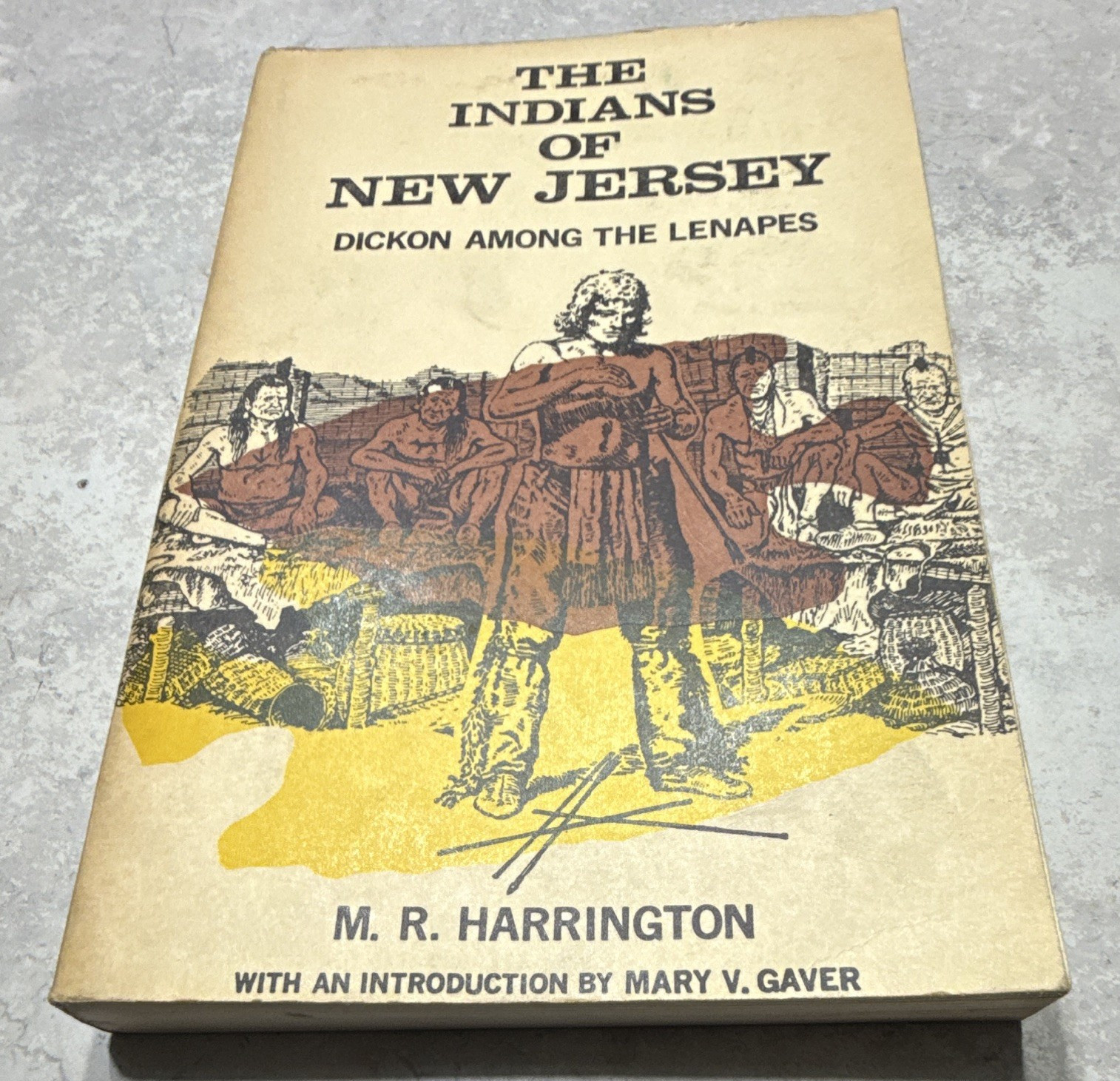 The Indians of New Jersey: Dickon Among the Lenapes Harrington PB 1938 Illus