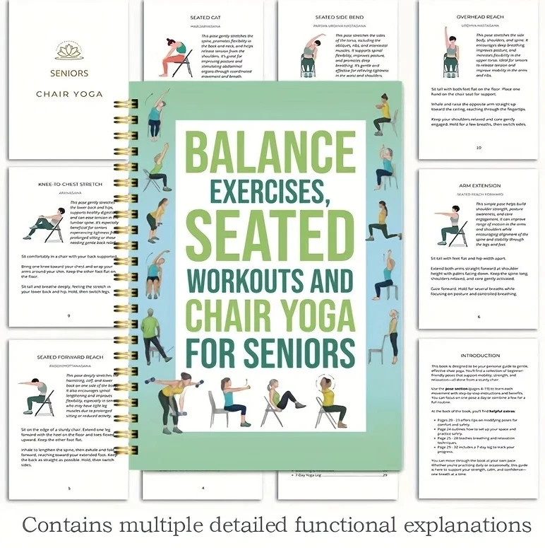 Chair Yoga for Weight Loss: a Collection of 50+ Low-Impact Exercises for Seniors