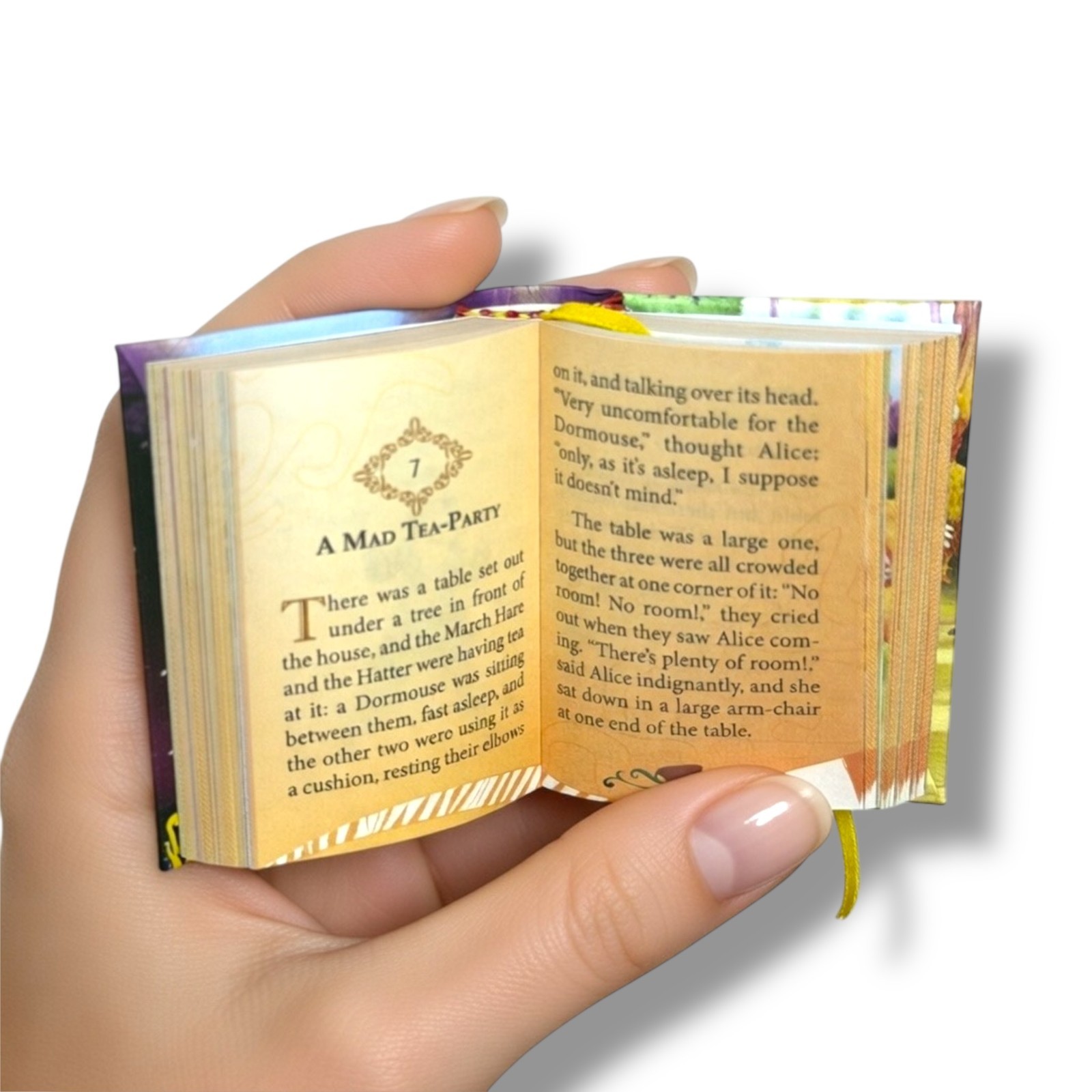 new Alice in Wonderland complete Edition mini book 2.65″ high hardcover 438 pgs