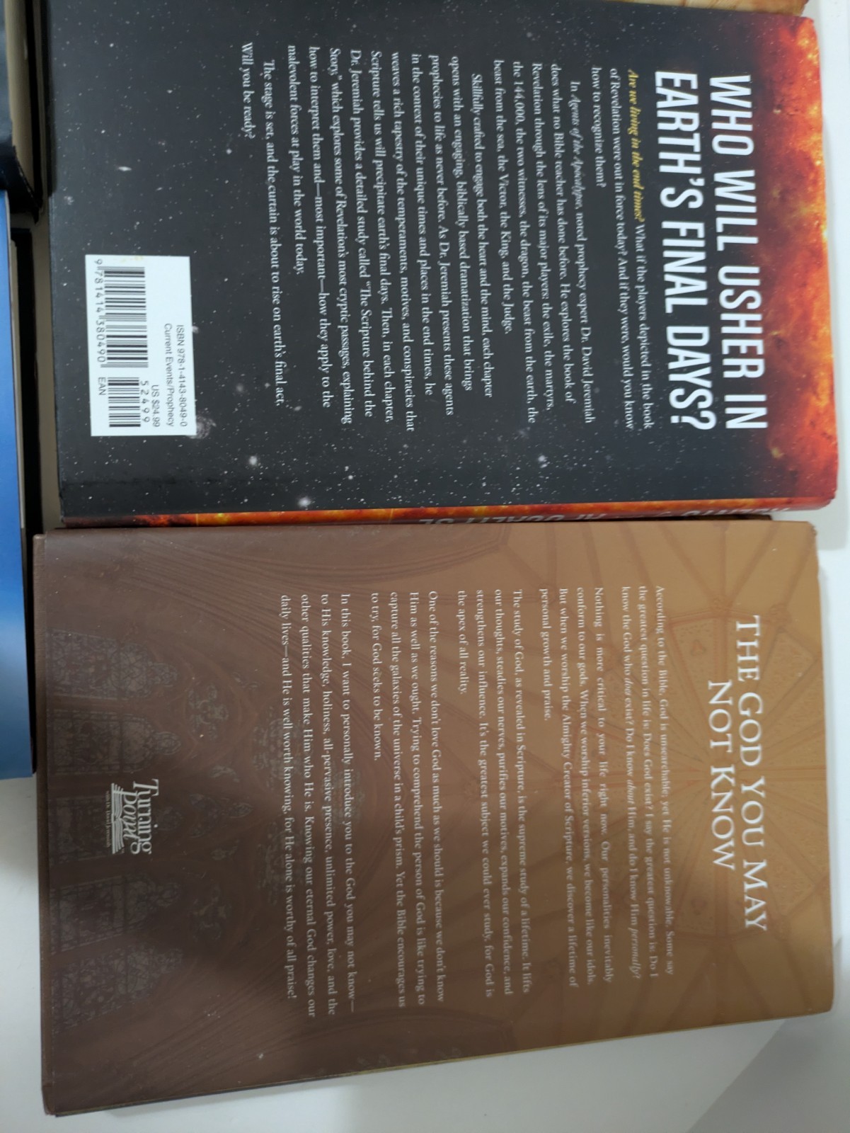 Dr. David Jeremiah Lot Of 5 Hardback Books with Dust Jackets