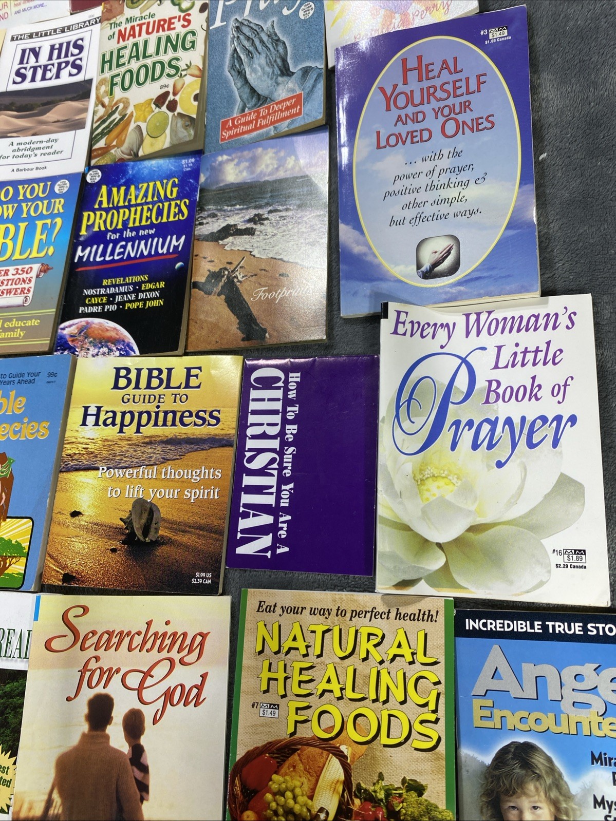 Vtg Christian Mini Book Booklet Lot Of 69 Inspirational Religious Healing Prayer