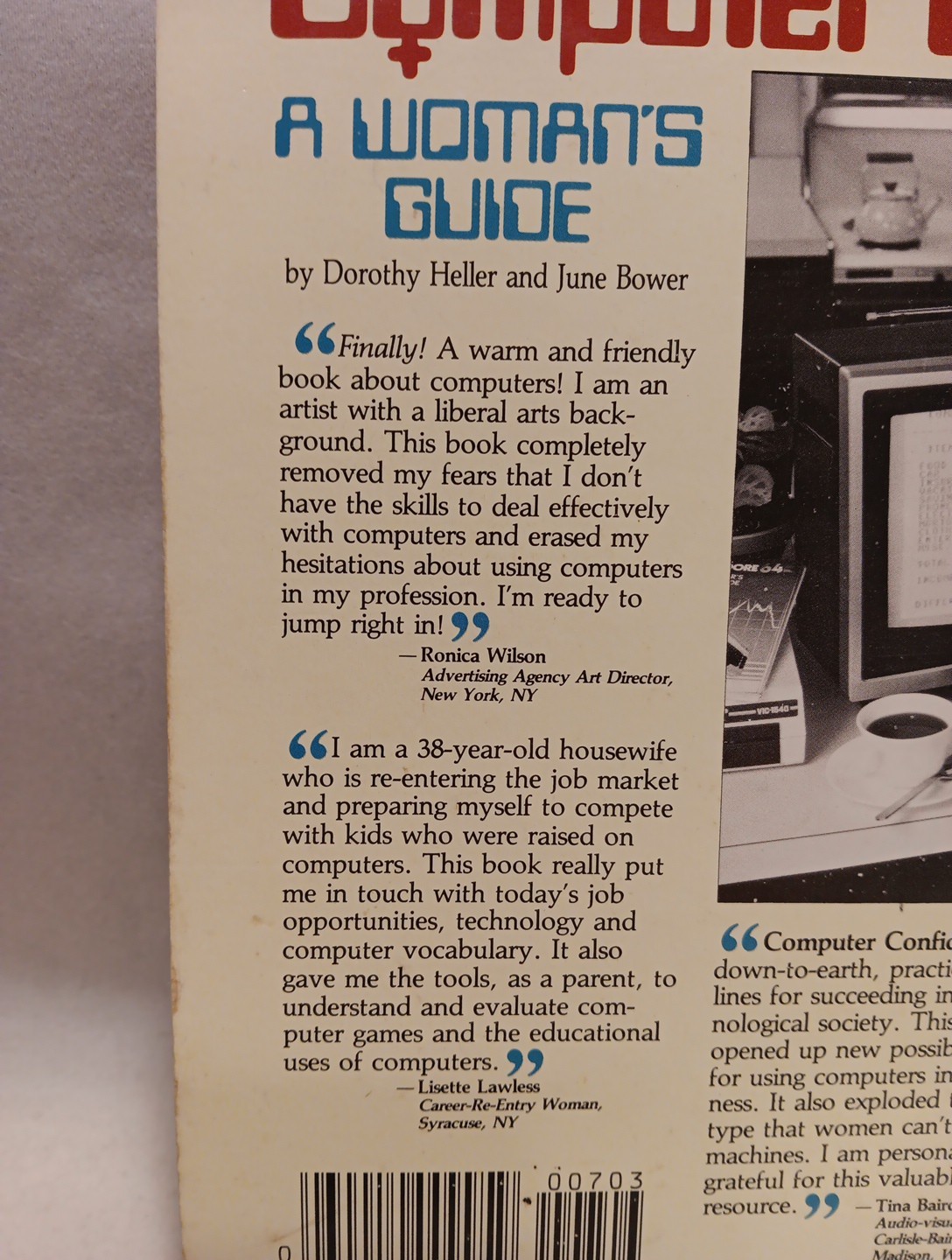 Computer Confidence A Woman’s Guide by Dorothy Heller And June Bower 1983