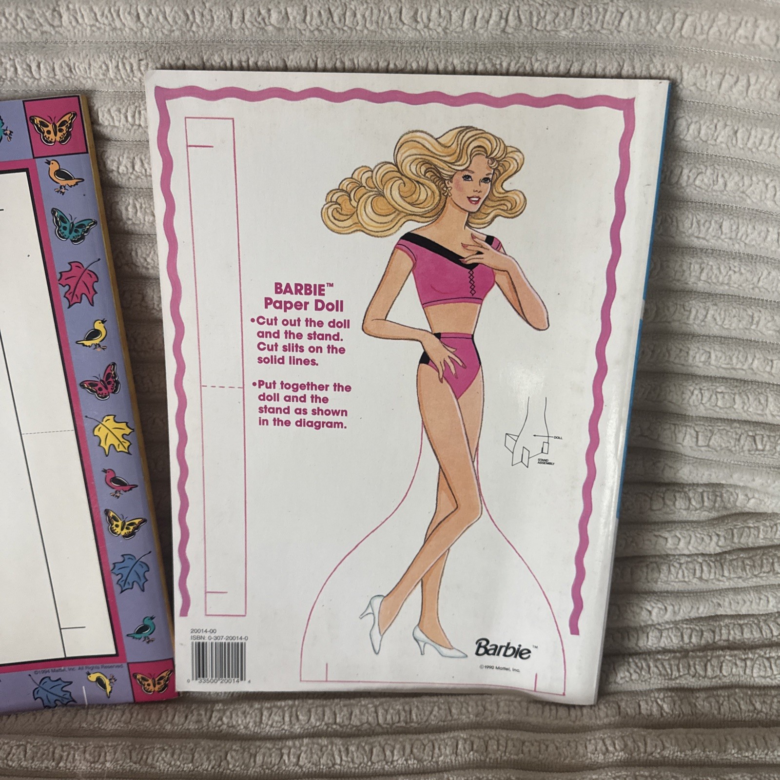 VTG. 1990S Golden Books Barbie Coloring/Activity Books Lot Of 3 UNCOLORED