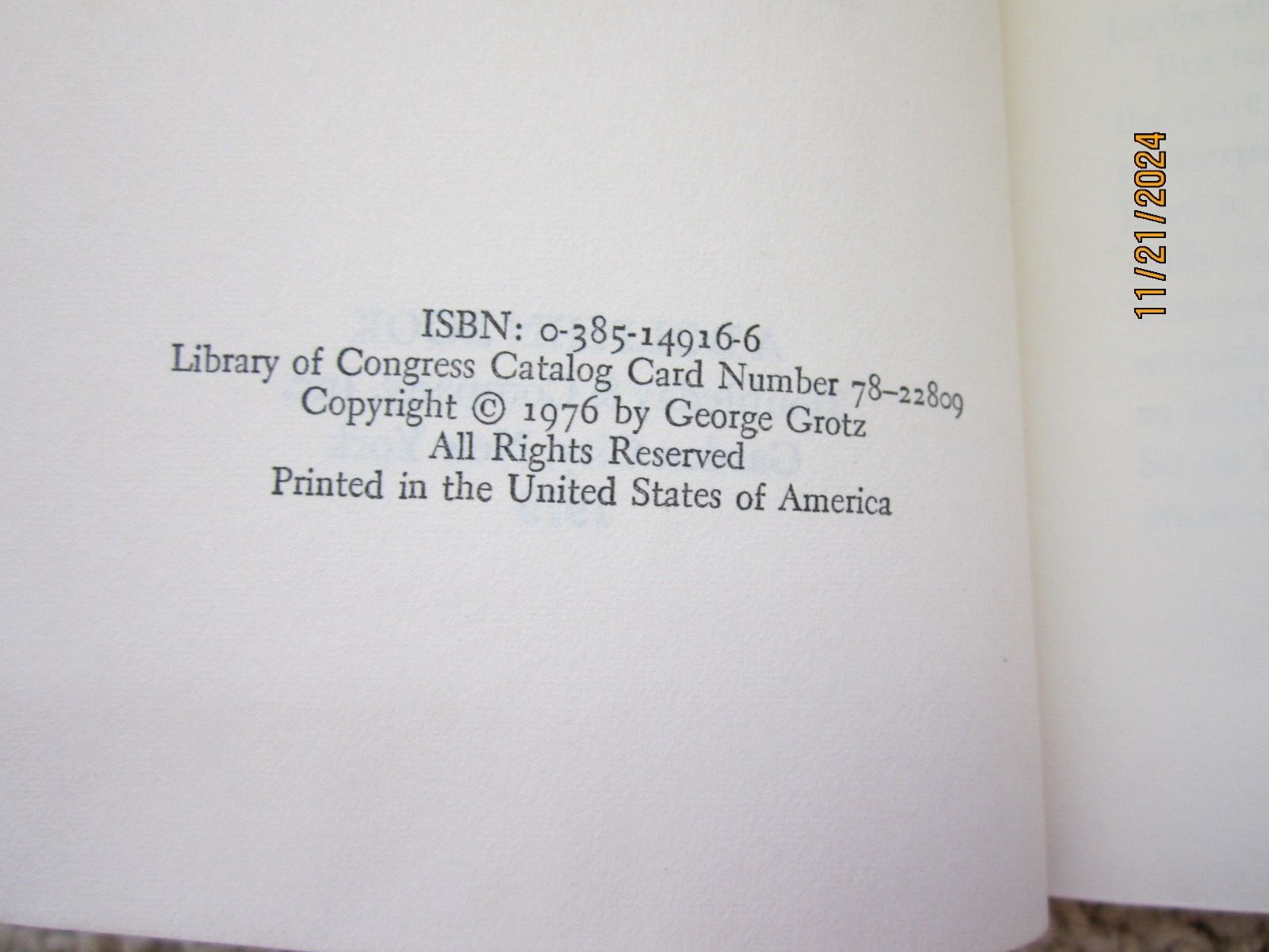 “The Fun of Refinishing Furniture” 1976 Grotz 244 pages ISBN 0-385-14916-6