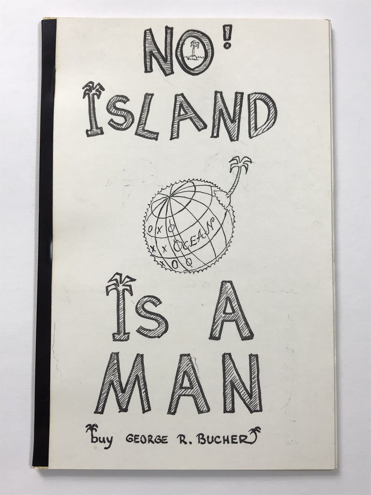 No Island Is A Man, 1965 Paperback, George R. Bucher, Artist Sculpture Cartoons