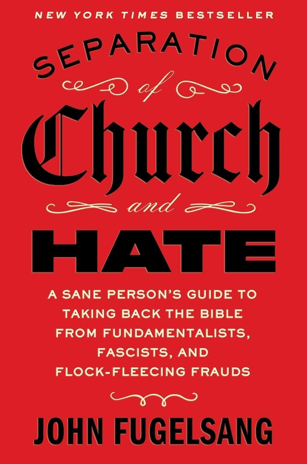 John Fugelsang Book Separation of Church and Hate English Paperback