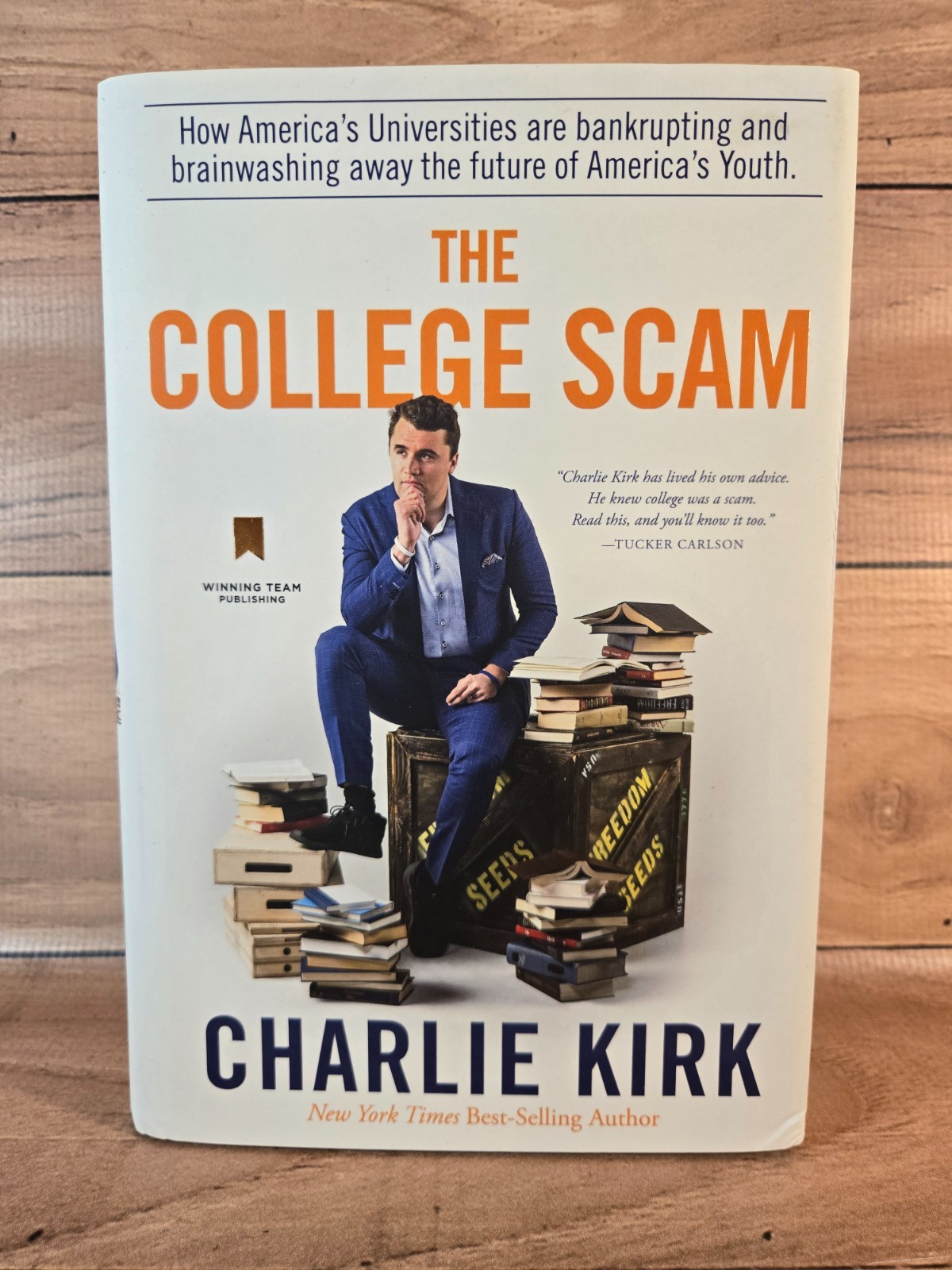 The College Scam By Charlie Kirk 2022 First Edition First Print HC Like New