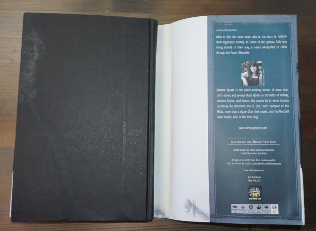 Star Wars Fate of the Jedi Omen by Christie Golden (1st Edition, 2009)-Hardcover