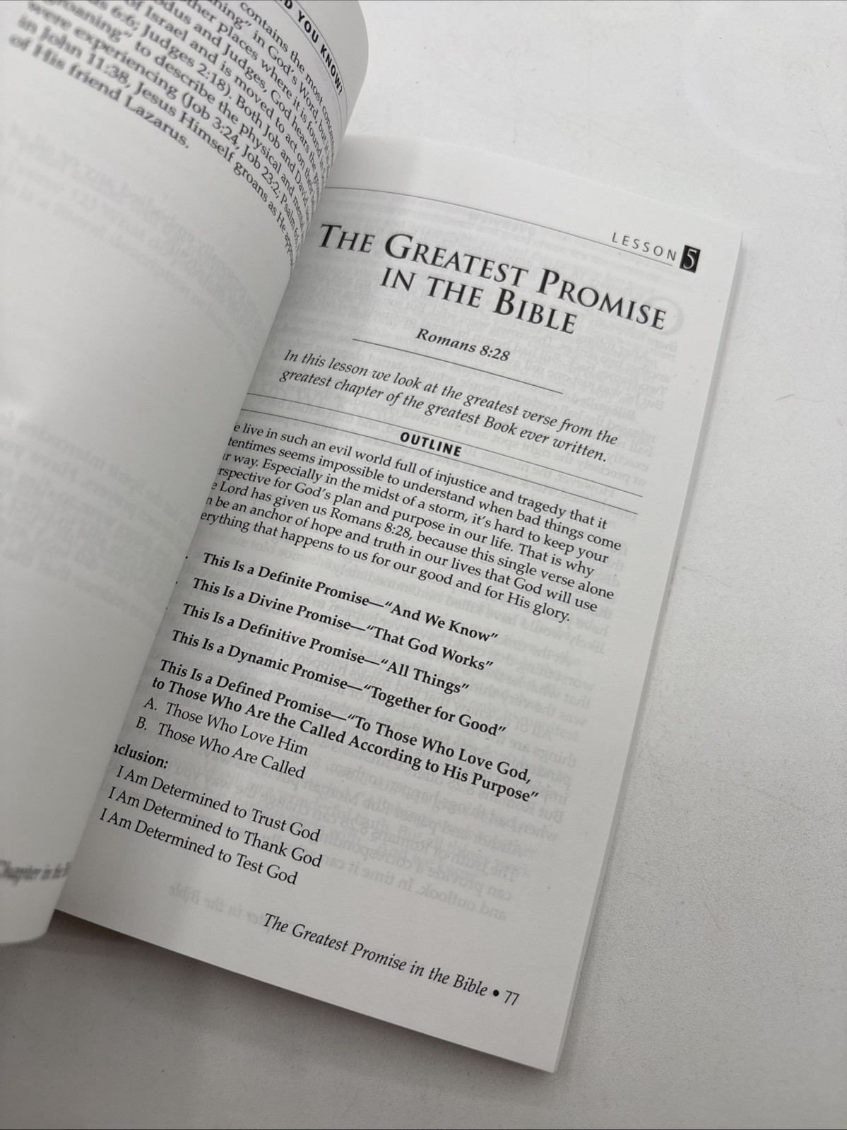 DR. DAVID JEREMIAH STUDY GUIDE ROMANS VIII THE GREATEST CHAPTER IN THE BIBLE