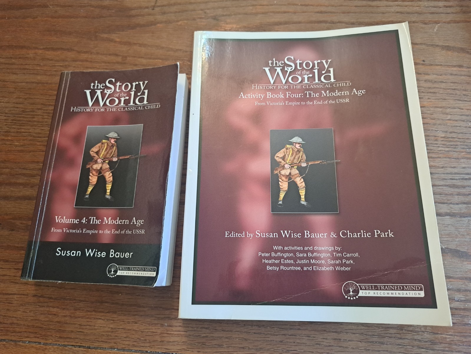 Lot 2 Story of the World Volume 4 Book And Activity Book – Homeschool History