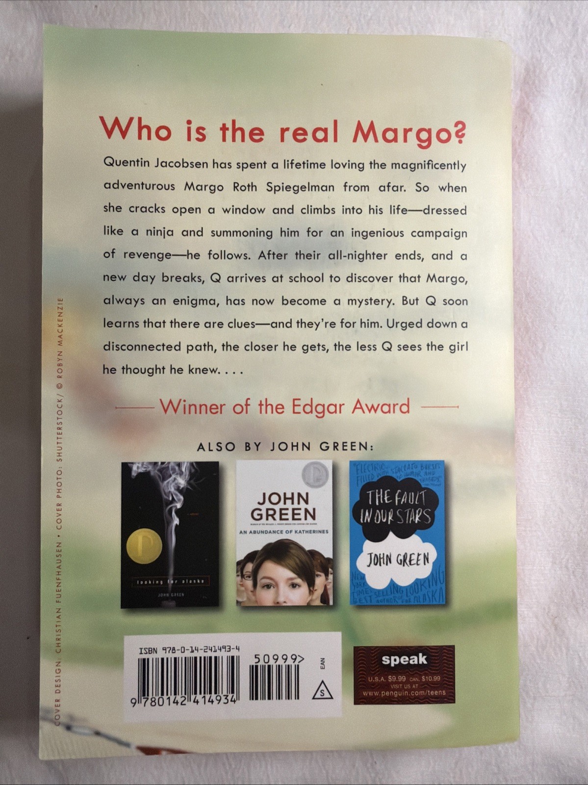 Paper Towns by John Green (2009, Uk-B Format Paperback)