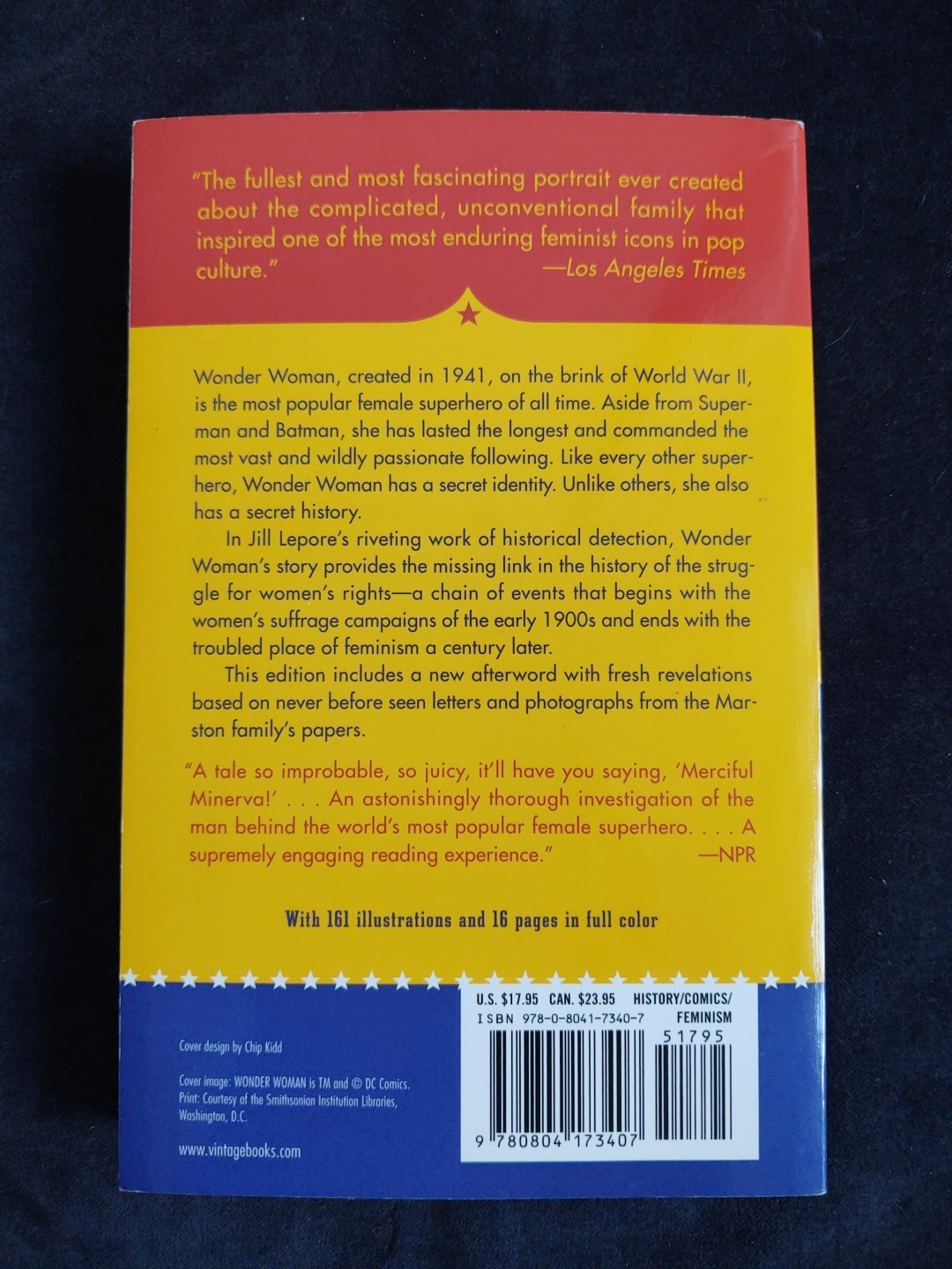 THE SECRET HISTORY OF WONDER WOMAN Softcover Book Jill Lepore Comics Feminism EX