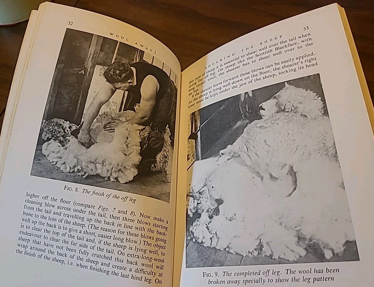 Wool Away : The Art and Technique of Shearing by Godfrey Bowen (Hardcover) RARE