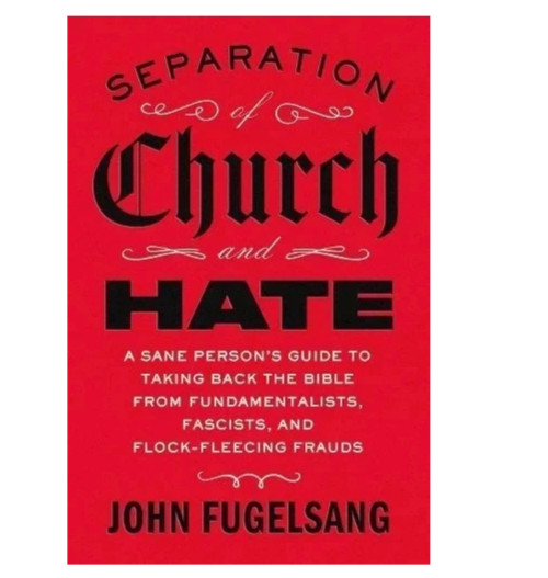 Separation of Church and Hate by John Fugelsang English PAPERBACK