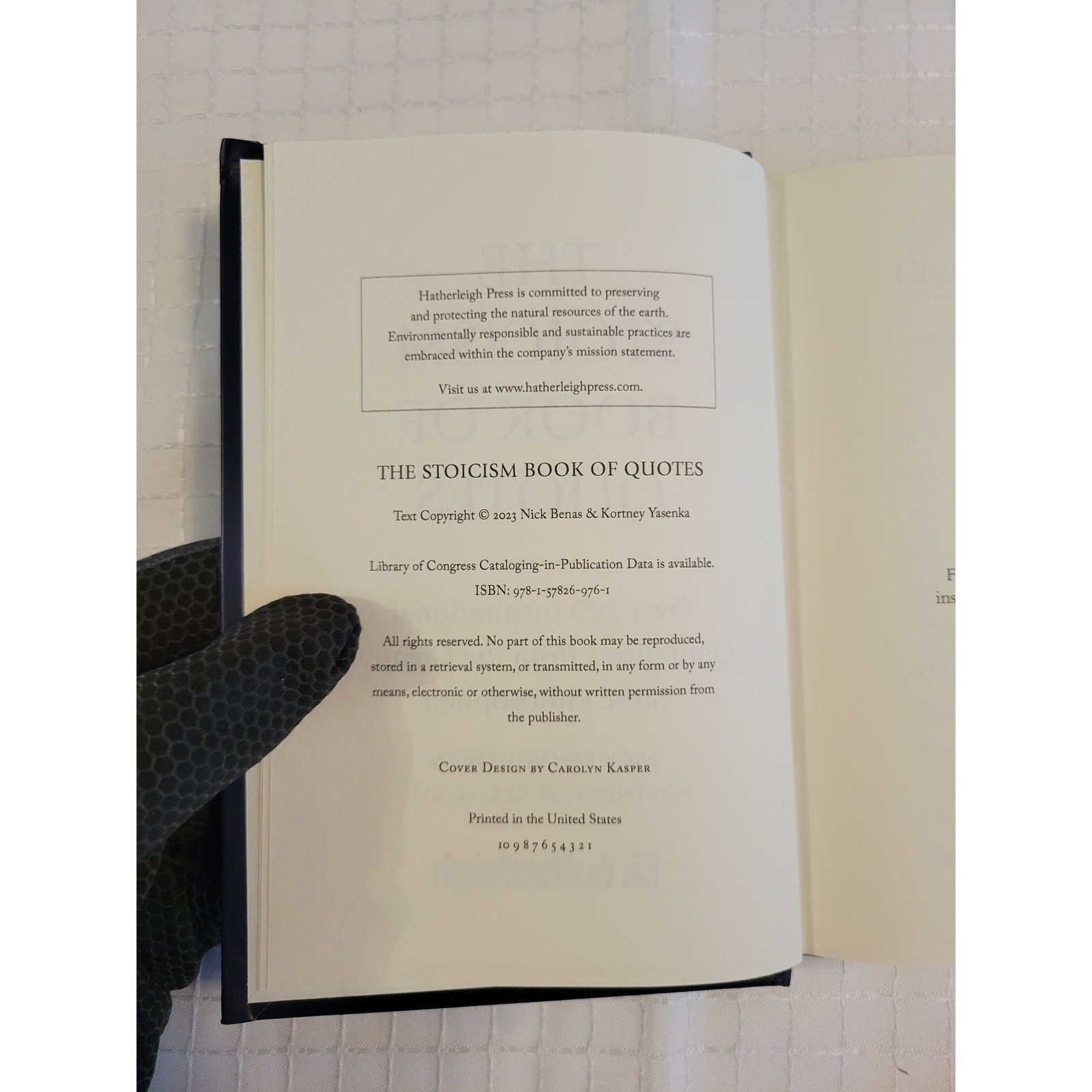 The Stoicism Book of Quotes Nick Benas Kortney Yasenka 2023 Stoic Philos
