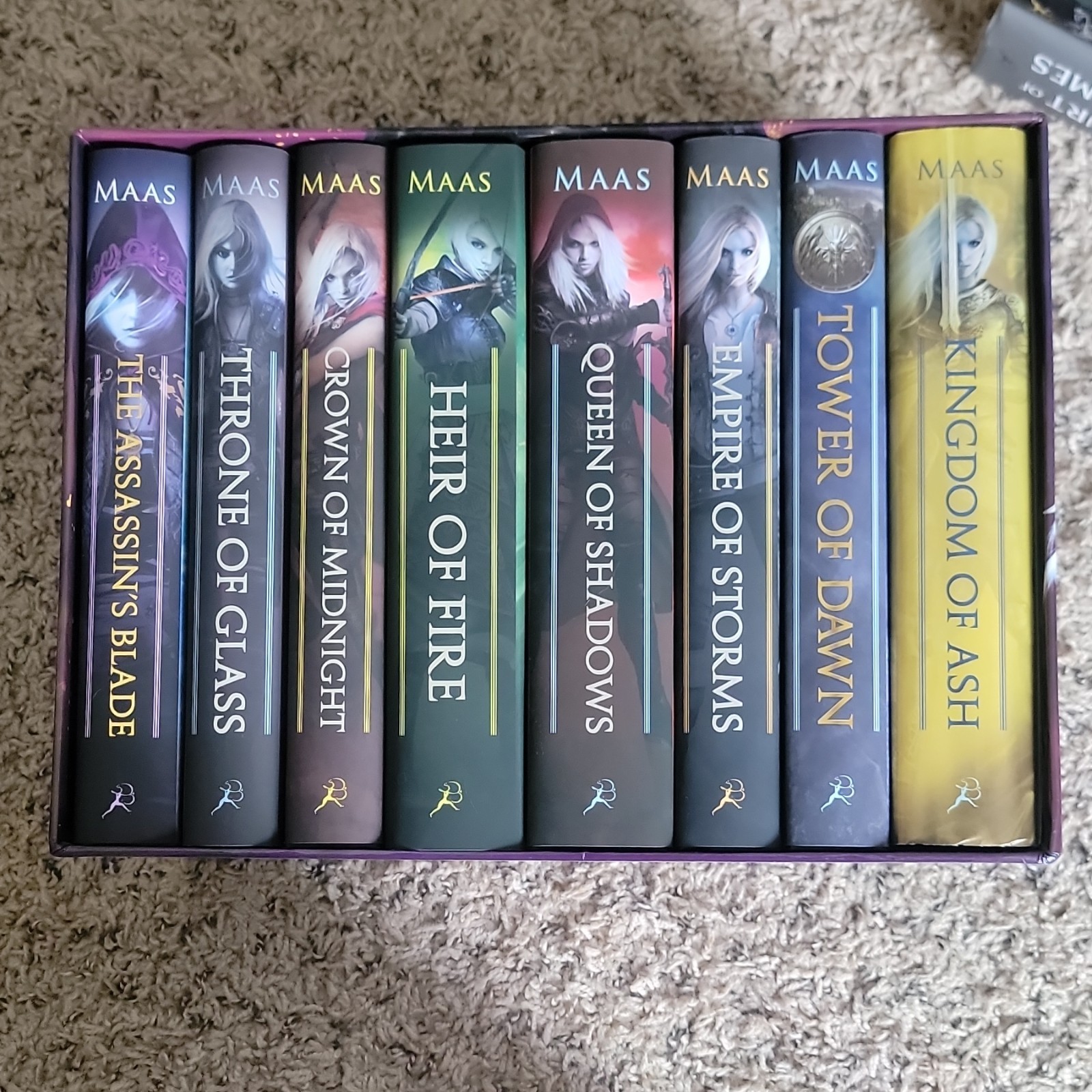 OOP Throne of Glass Set by Sarah J. Maas (2018, Hardcover) Original Cover