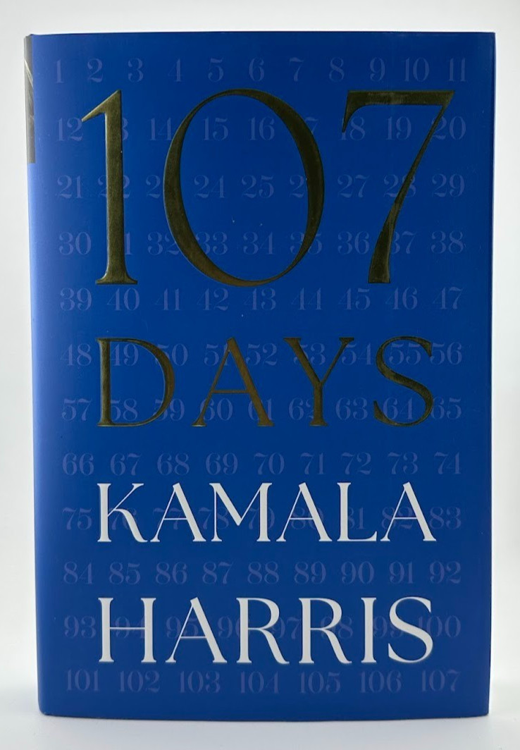 107 Days by Kamala Harris Hand Signed Book Vice President Under Joe Biden
