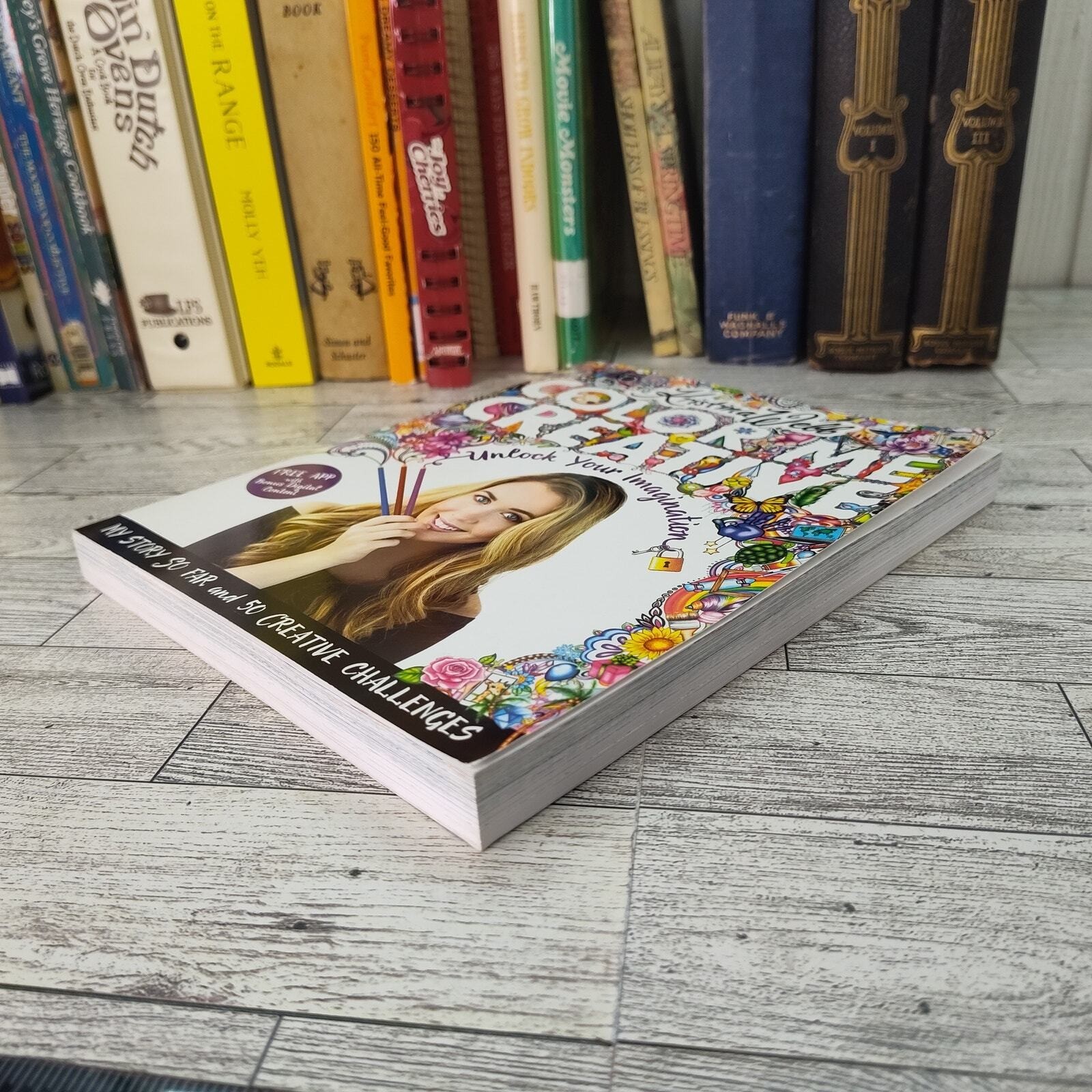Color Me Creative Kristina Webb 2015 First Edition Softcover Art Challenge Book