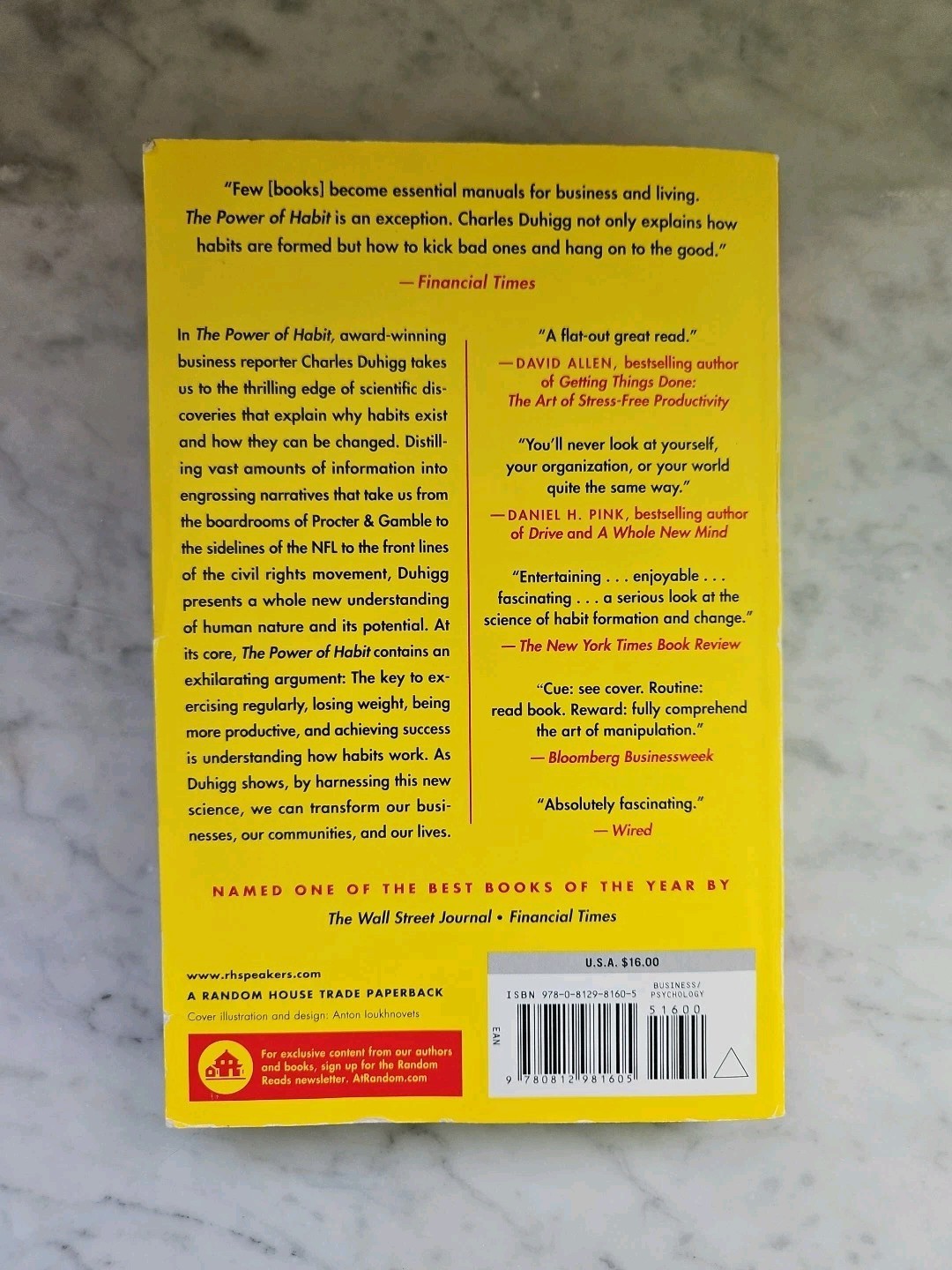 The Power of Habit: Why We Do What We Do in Life and Business by Charles Duhigg