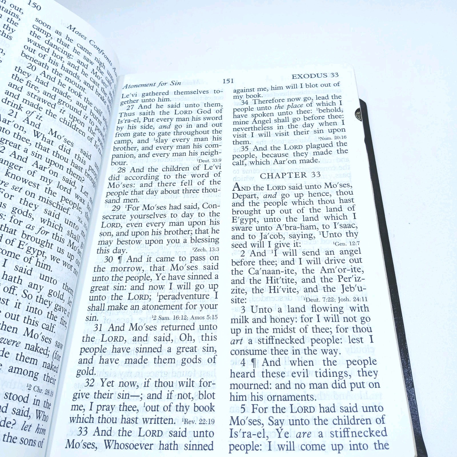 1996 HOLMAN SUPER GIANT HOLY BIBLE Imitation Black Leather Conc & Maps