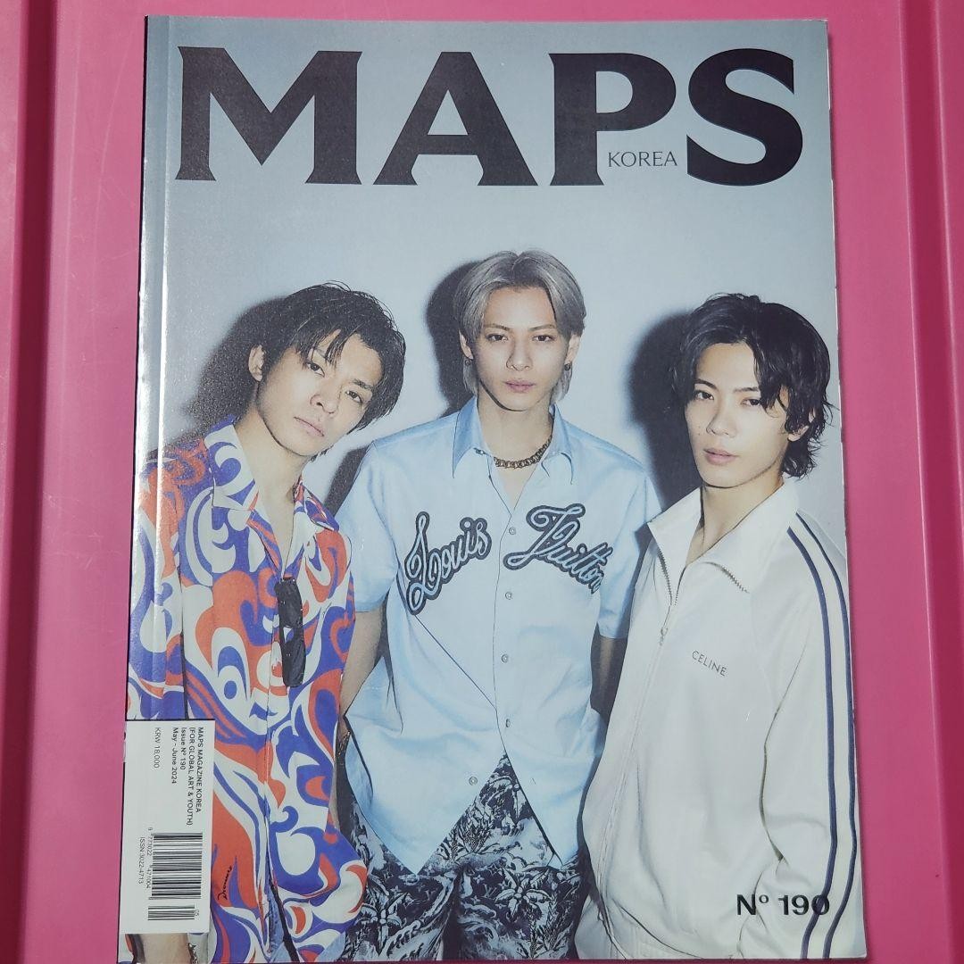 Sho Hirano Magazine MAPS Korea N°190 Number_i Japanese Cover