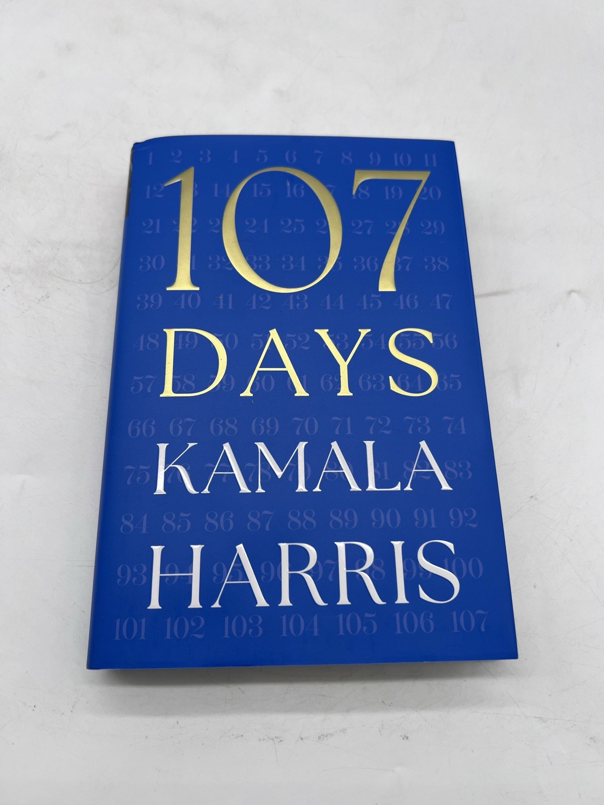 Kamala Harris Vice President Signed Autographed Book 107 Days Hardcover