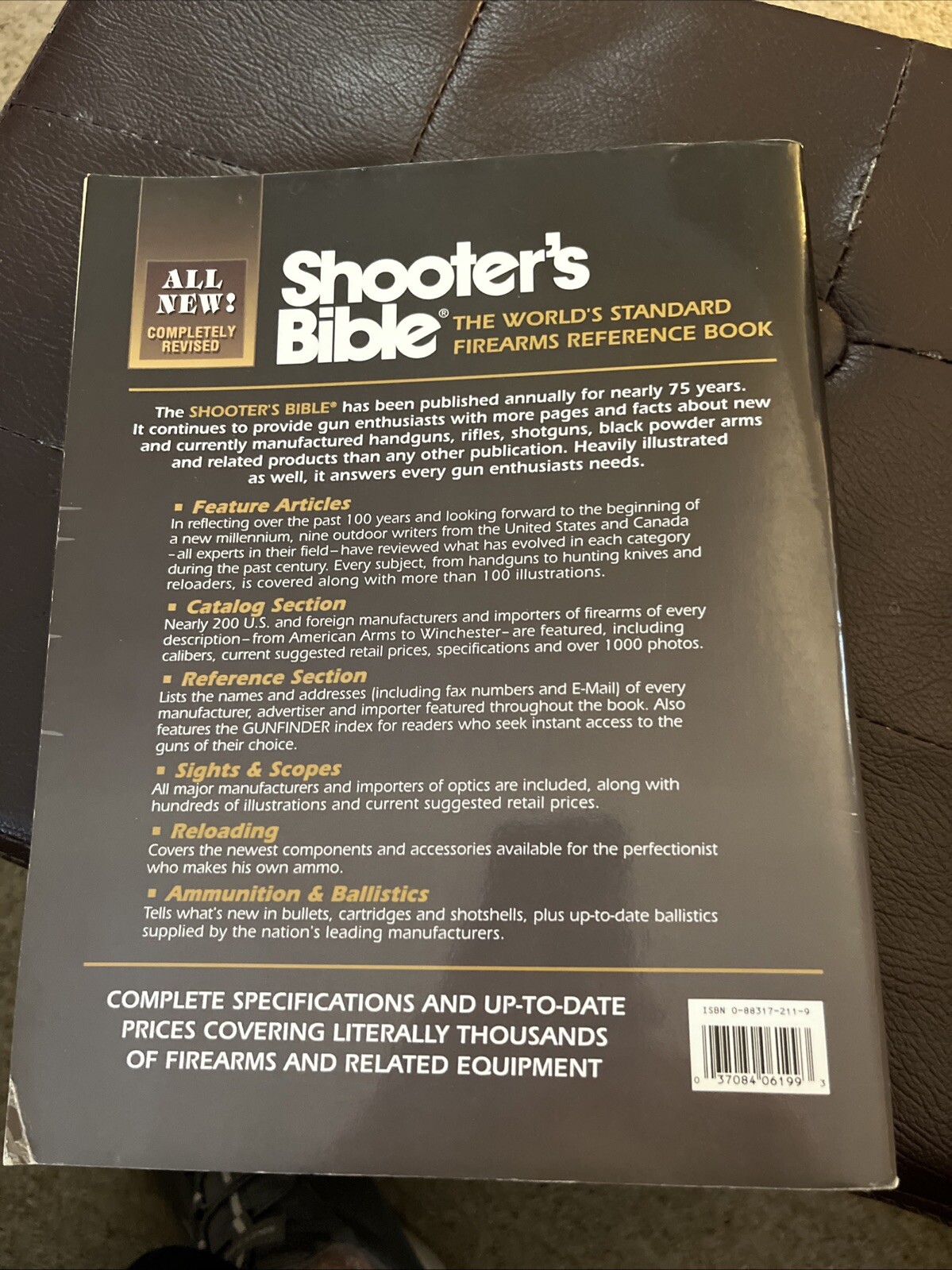 SHOOTER’S BIBLE NO. 91 2000 EDITION, 576 PAGES, FIREARMS REFERENCE BOOK