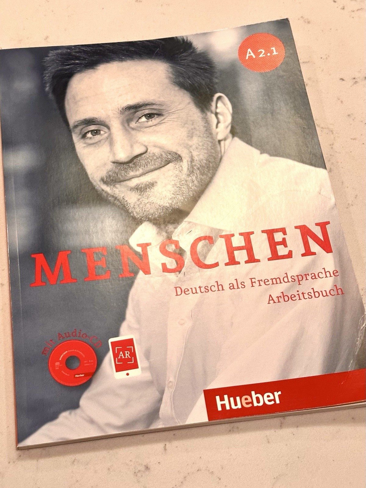 MENSCHEN SECHSBANDIGE AUSGABE: ARBEITSBUCH A2.1 with Audio CD 💎MINT