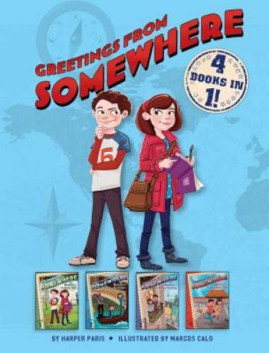 Greetings from Somewhere 4 Books in 1!: The Mystery of the Gold Coin; The – GOOD
